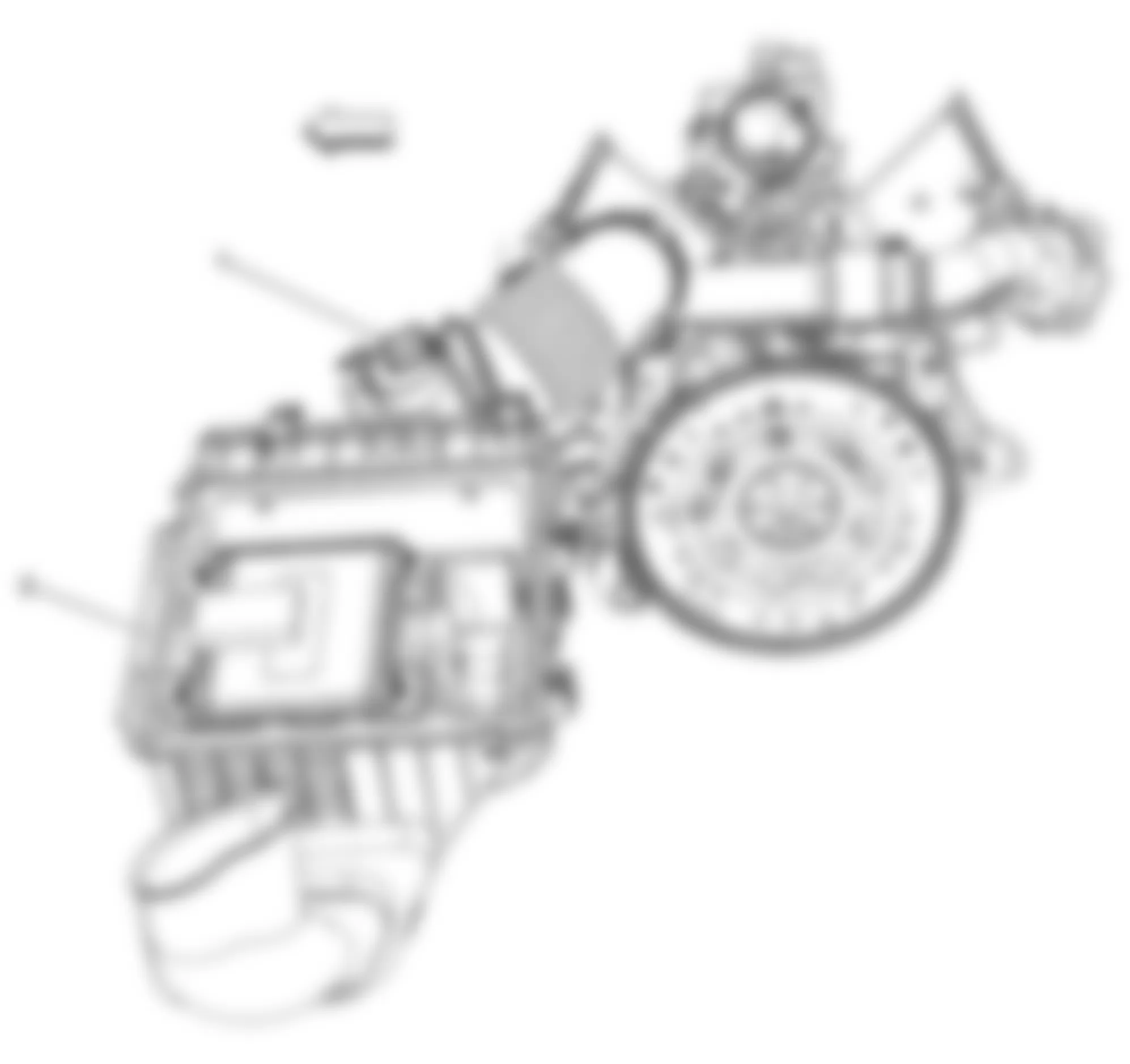Chevrolet Uplander LS 2008 - Component Locations -  Air Intake System Components