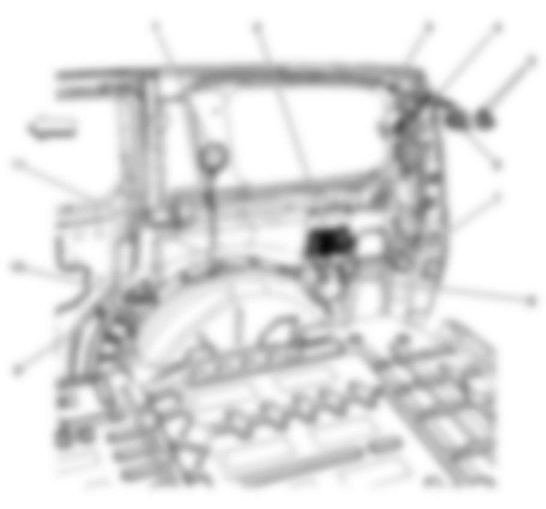 Chevrolet Uplander LS 2008 - Component Locations -  Rear Cargo Area Components