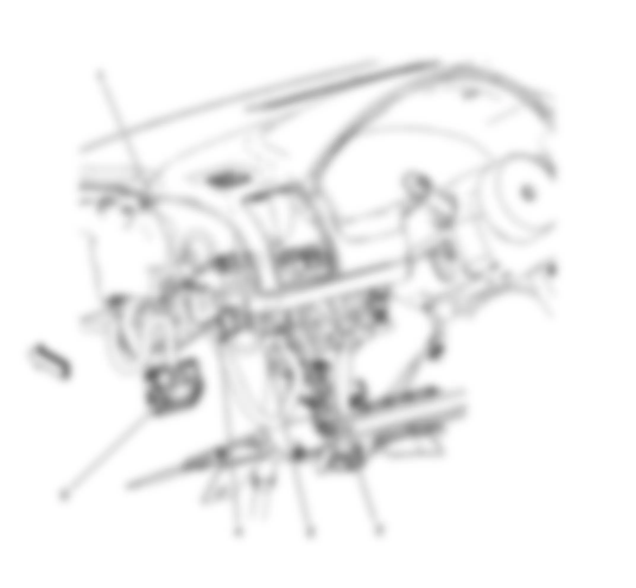 Chevrolet Uplander LS 2008 - Component Locations -  Left Side Of Instrument Panel
