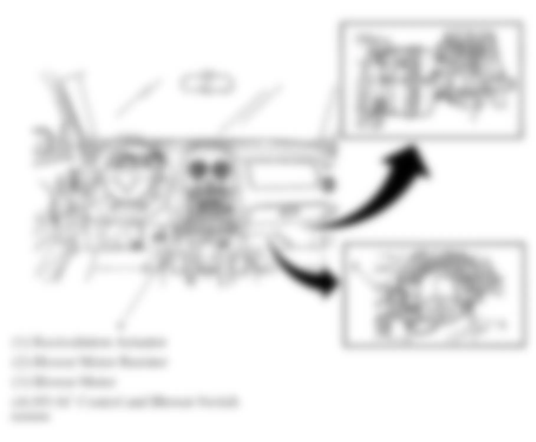 Chevrolet Aveo LT 2009 - Component Locations -  Dash