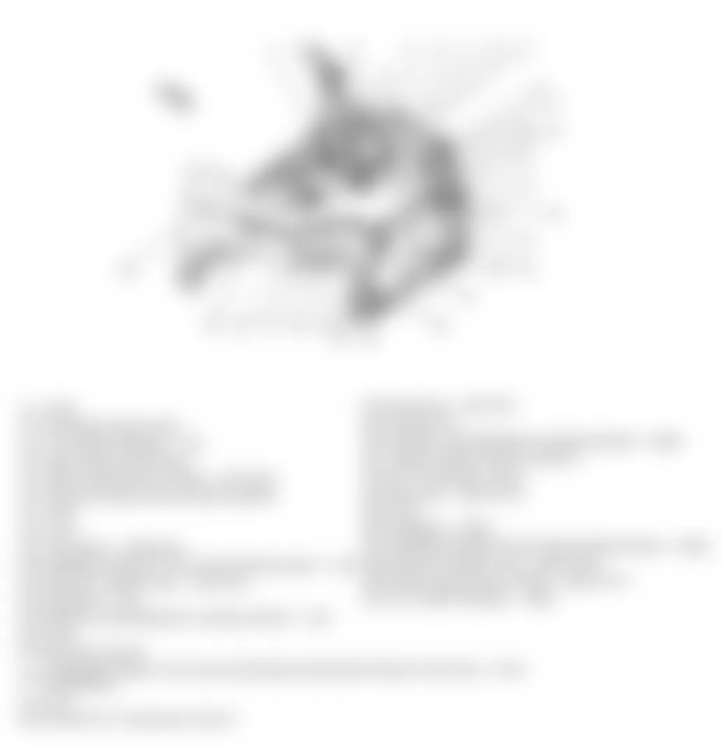 Chevrolet Aveo LT 2009 - Component Locations -  Front Of Vehicle Chassis