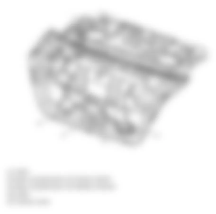 Chevrolet Aveo LT 2009 - Component Locations -  Trunk Harness