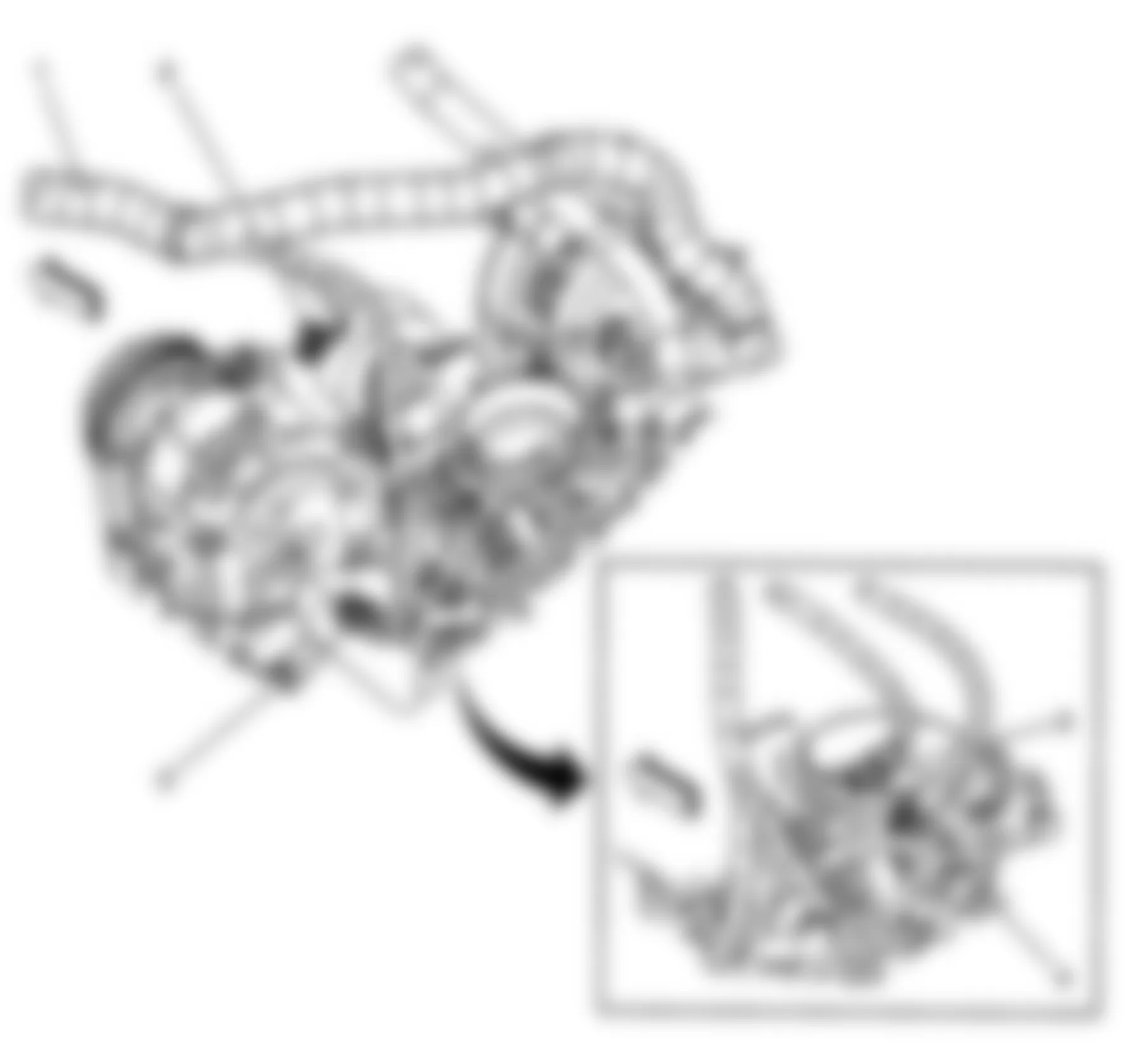 Chevrolet Chevy Express G2500 2009 - Component Locations -  Top Front Side Of Engine (4.3L)