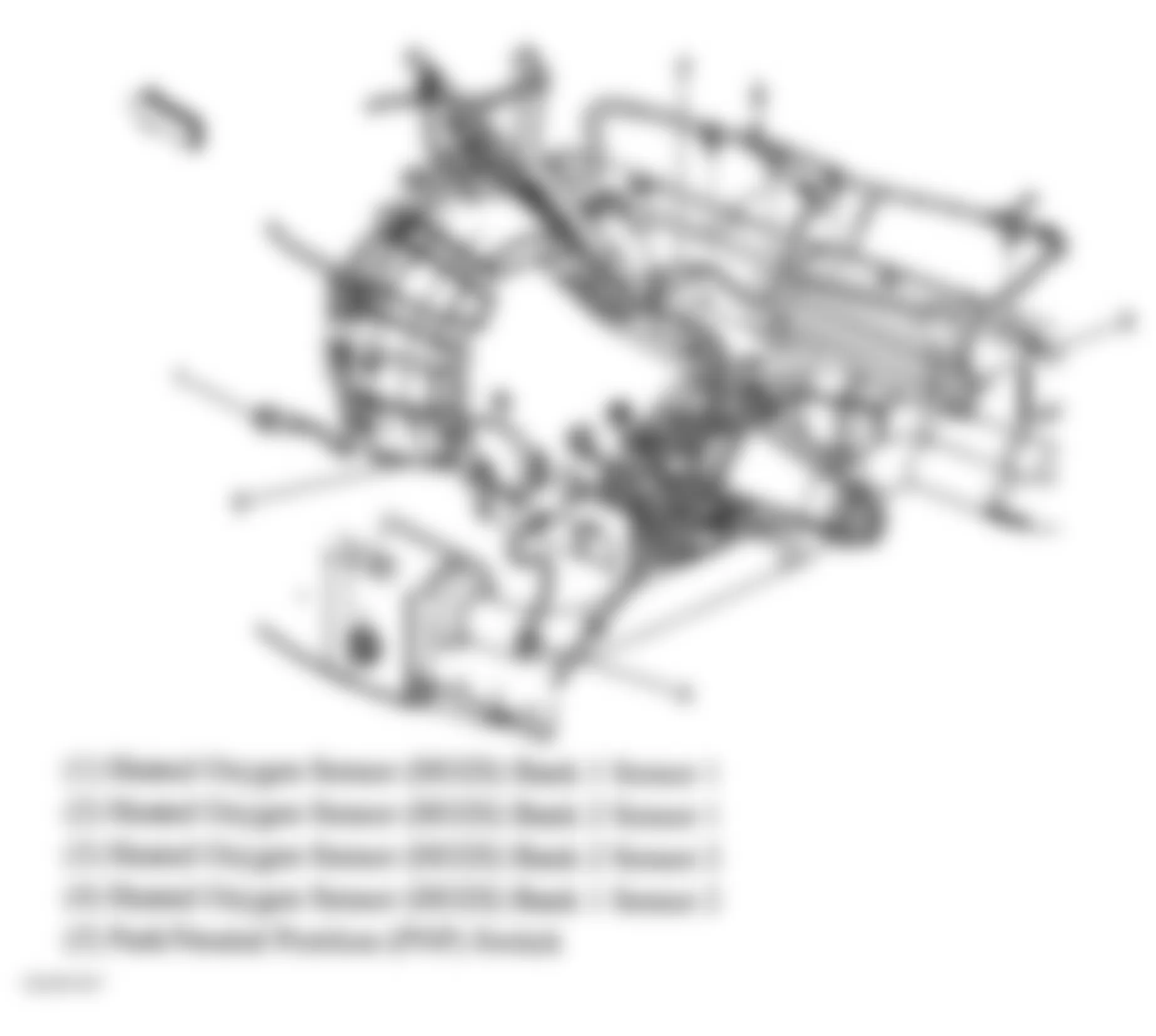 Chevrolet Chevy Express H1500 2009 - Component Locations -  Rear Of Transmission (4.3L & 5.3L)