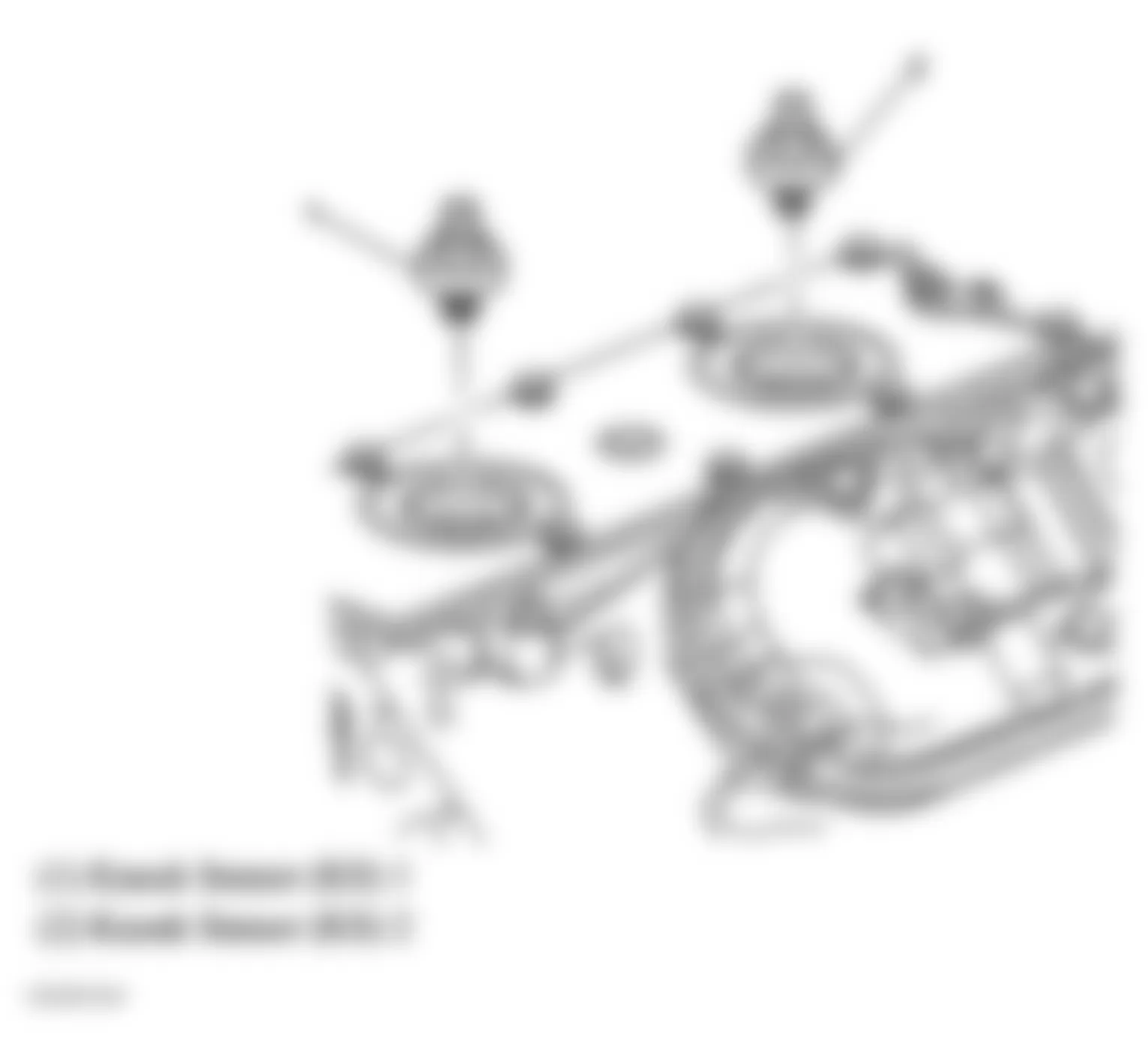 Chevrolet Chevy Express H1500 2009 - Component Locations -  Top Center Of Engine (4.8L, 5.3L & 6.0L)