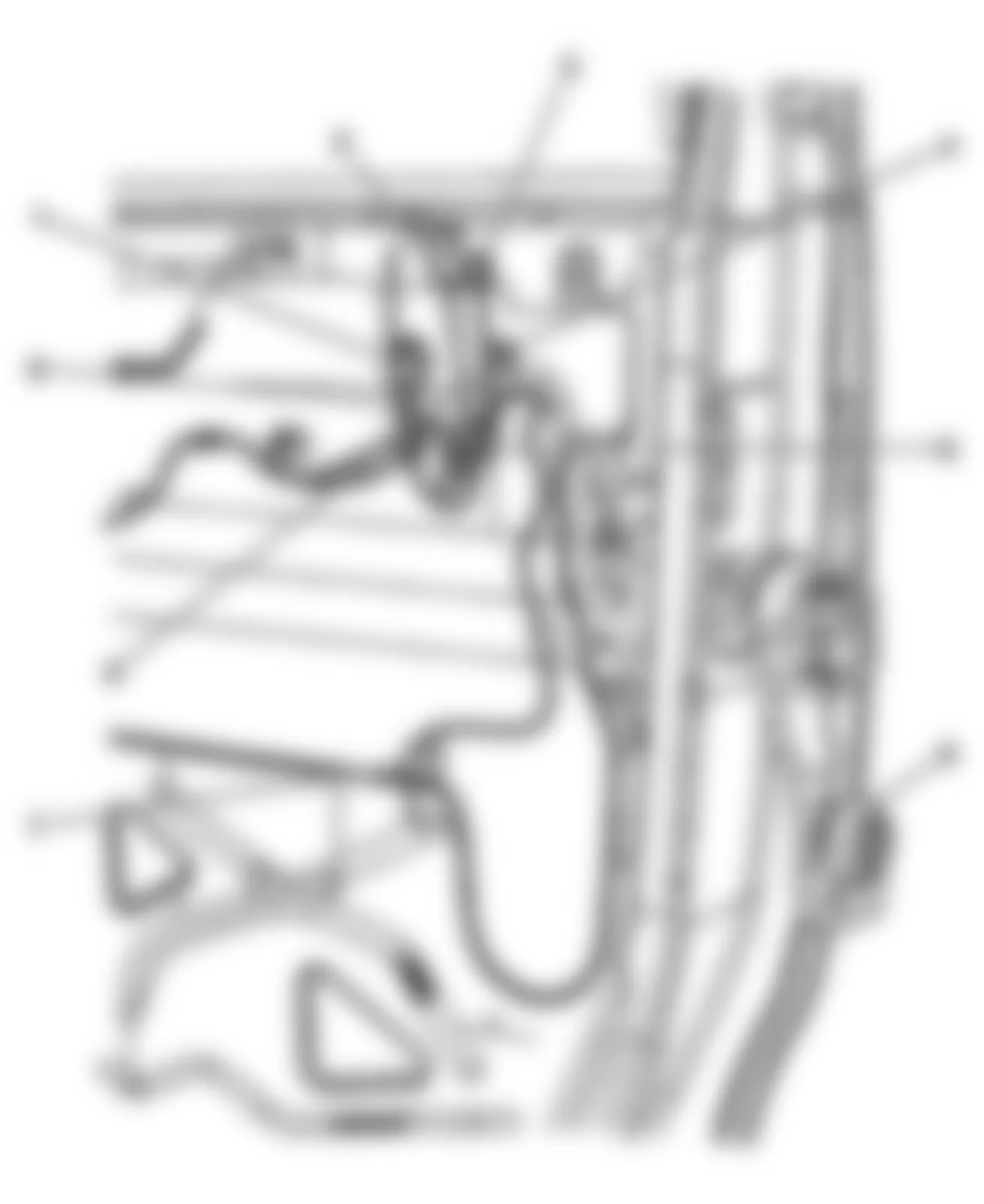 Chevrolet Chevy Express H1500 2009 - Component Locations -  Driver Door