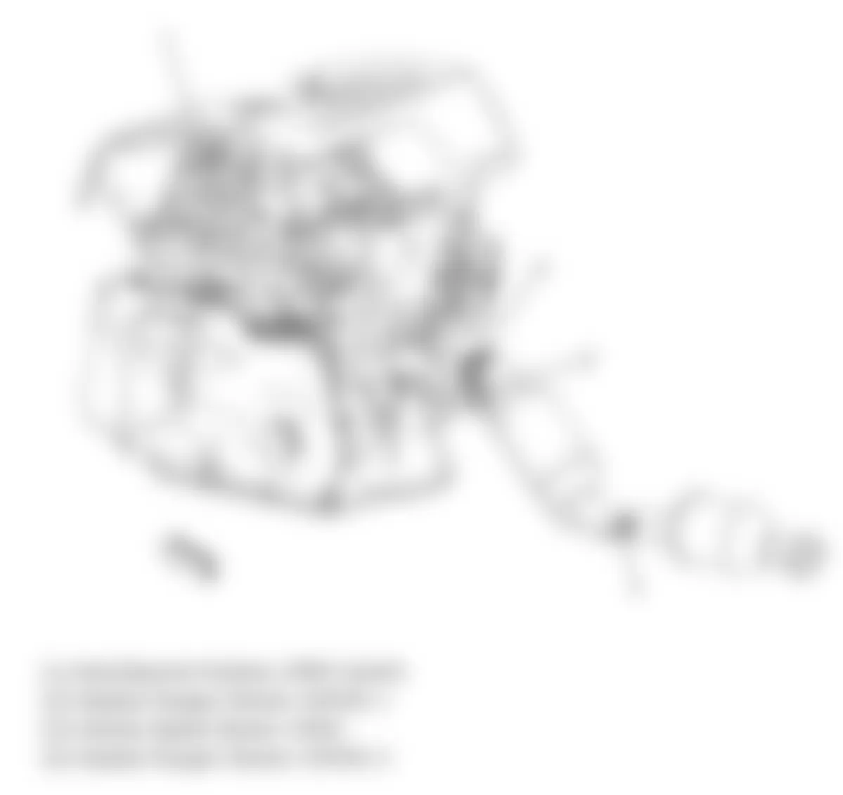 Chevrolet Cobalt LT 2009 - Component Locations -  Engine Assembly (2.2L)