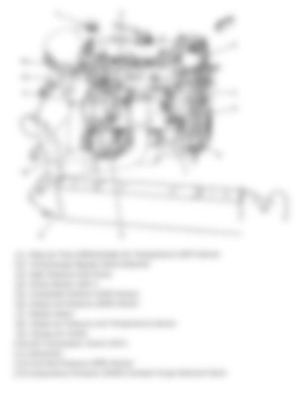 Chevrolet Cobalt LT 2009 - Component Locations -  Engine Assembly (2.0L)