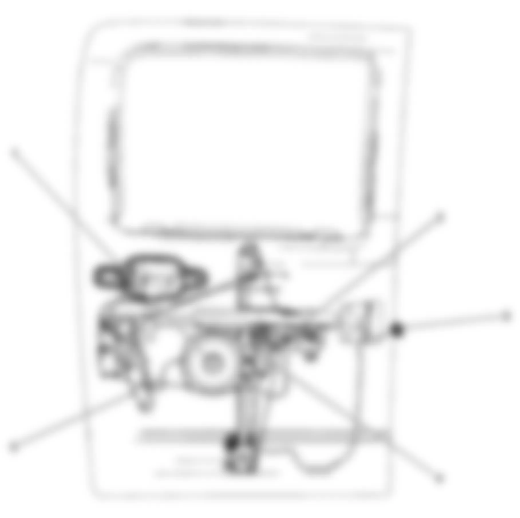 Chevrolet Colorado 2009 - Component Locations -  Left Rear Door (Crew Cab)