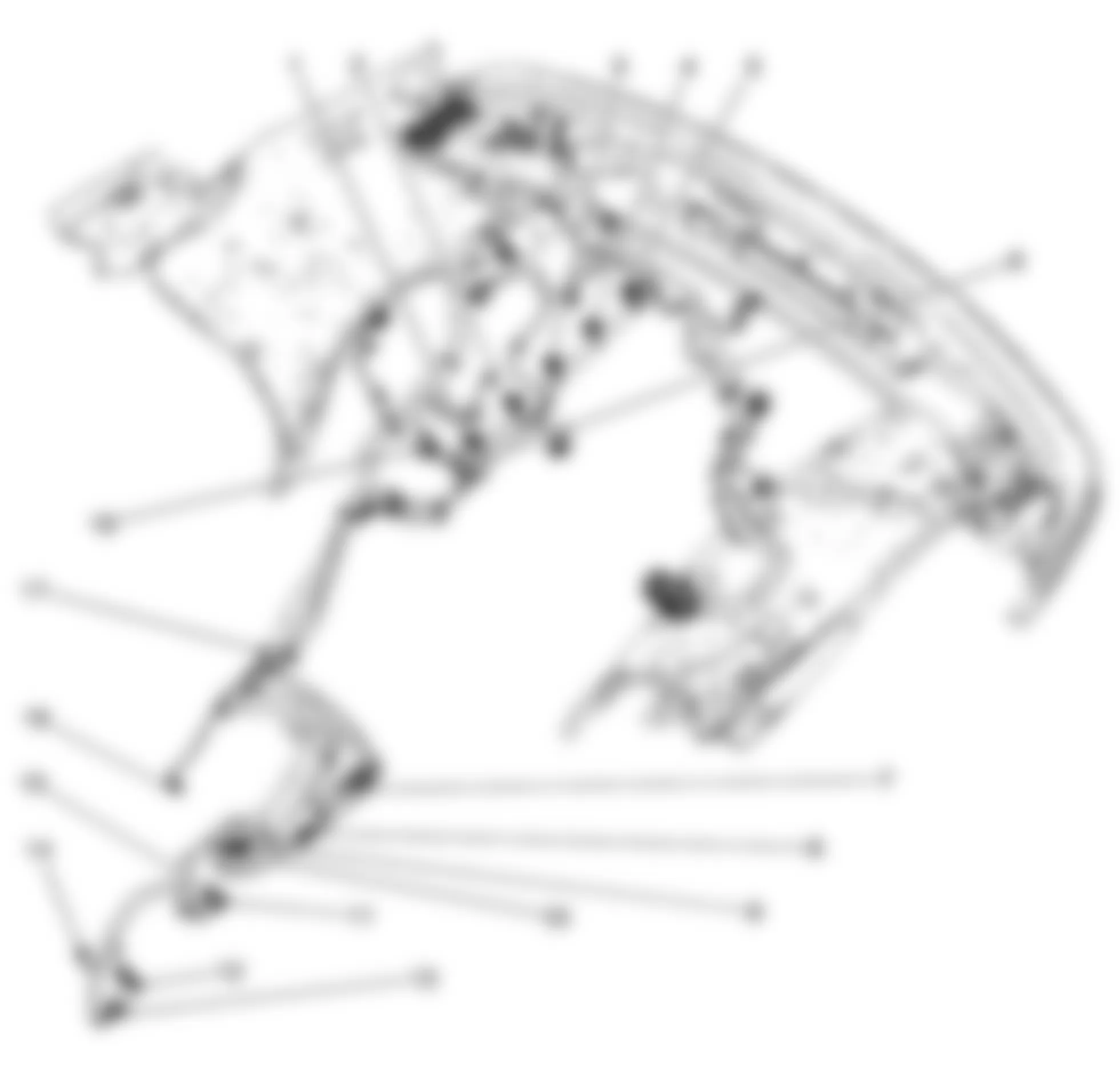 Chevrolet Colorado 2009 - Component Locations -  Engine Harness (3.7L)