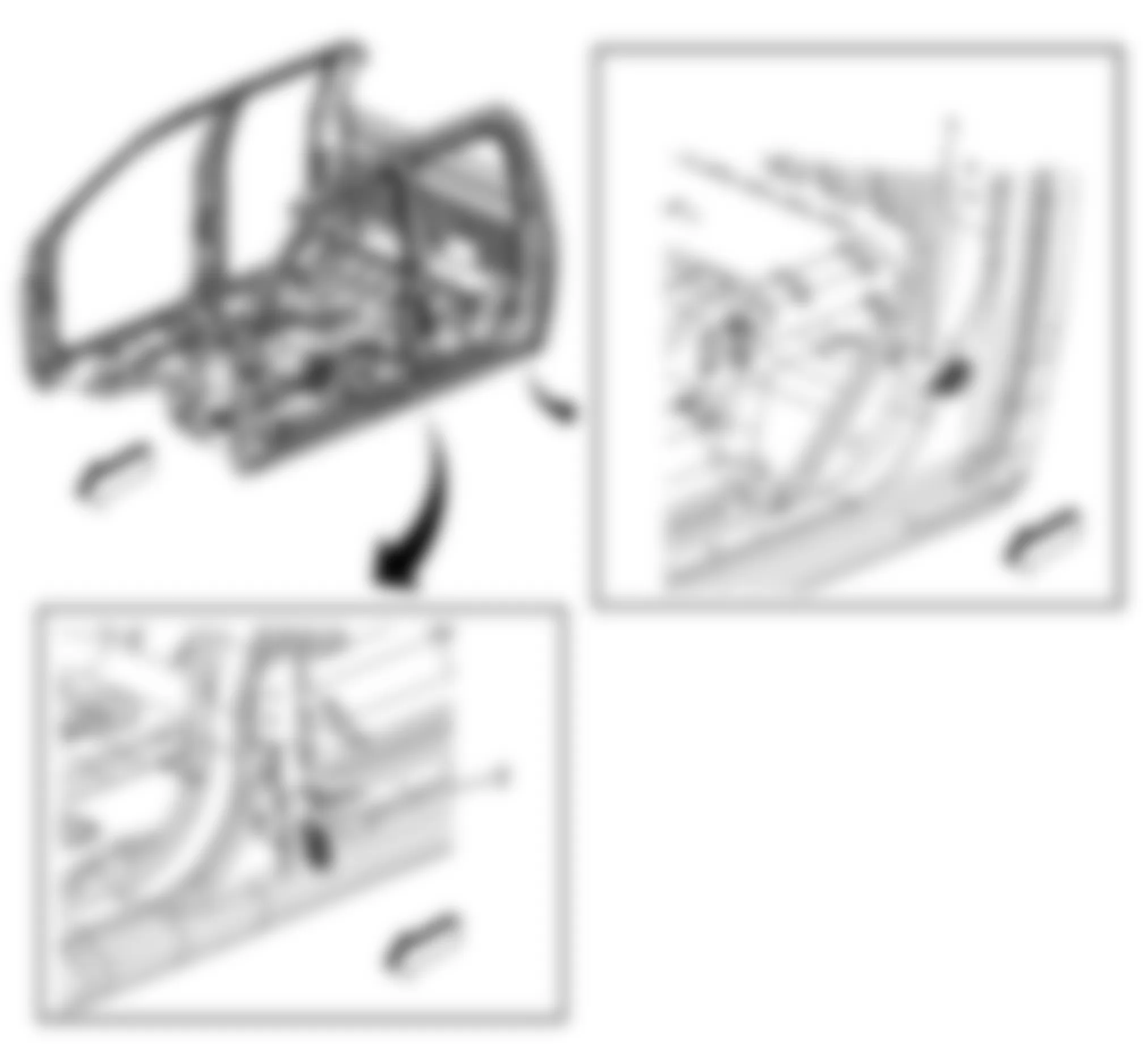 Chevrolet Colorado 2009 - Component Locations -  Left C Pillar (Crew Cab)