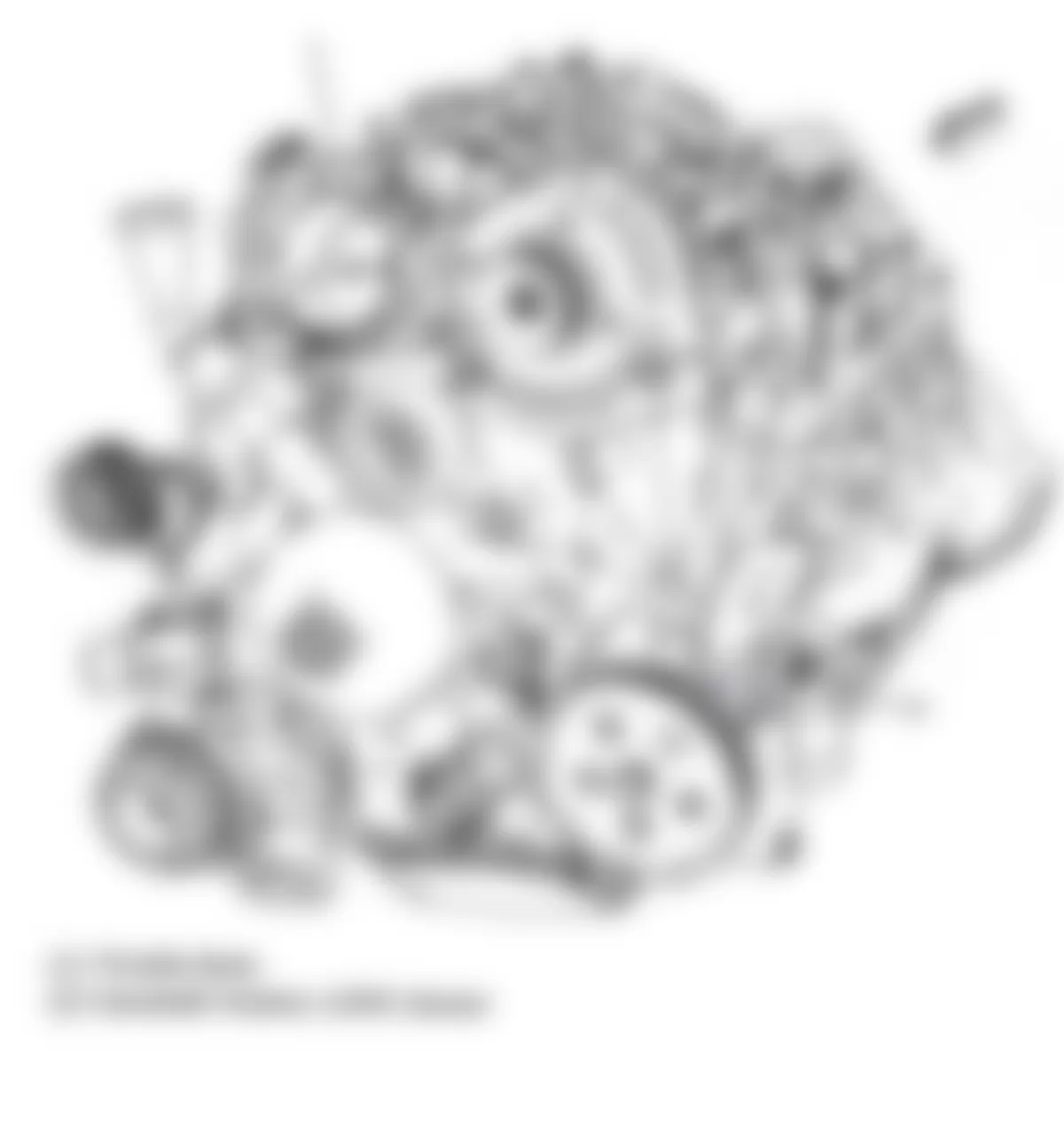 Chevrolet Colorado 2009 - Component Locations -  Front Of Engine