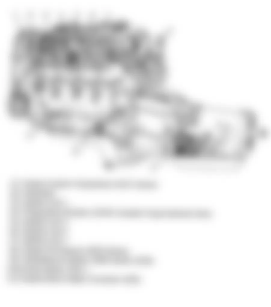 Chevrolet Colorado 2009 - Component Locations -  Left Side Of Engine