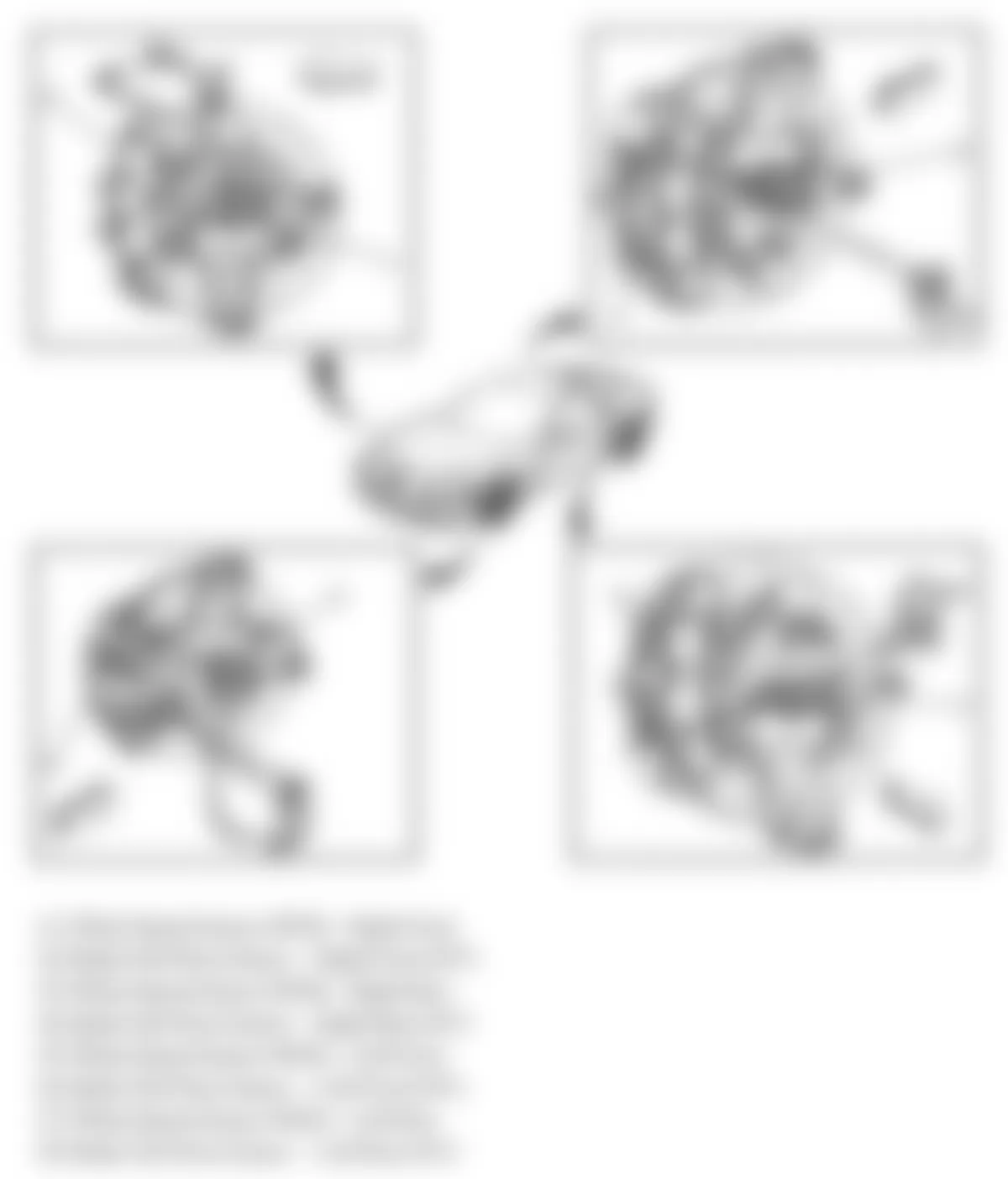 Chevrolet Corvette 2009 - Component Locations - Wheel Hub Assemblies