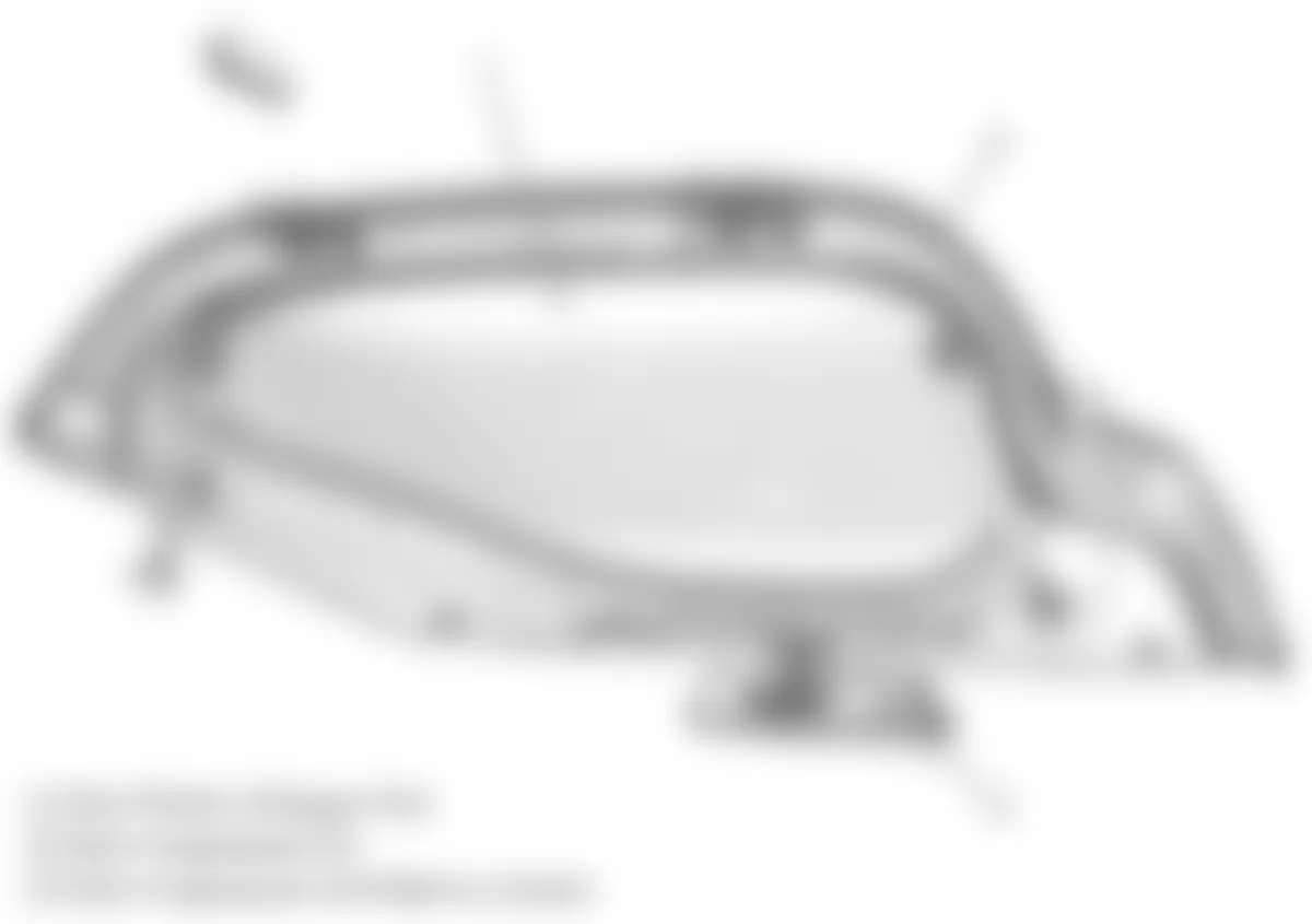 Chevrolet Corvette 2009 - Component Locations - Rear Compartment Lid