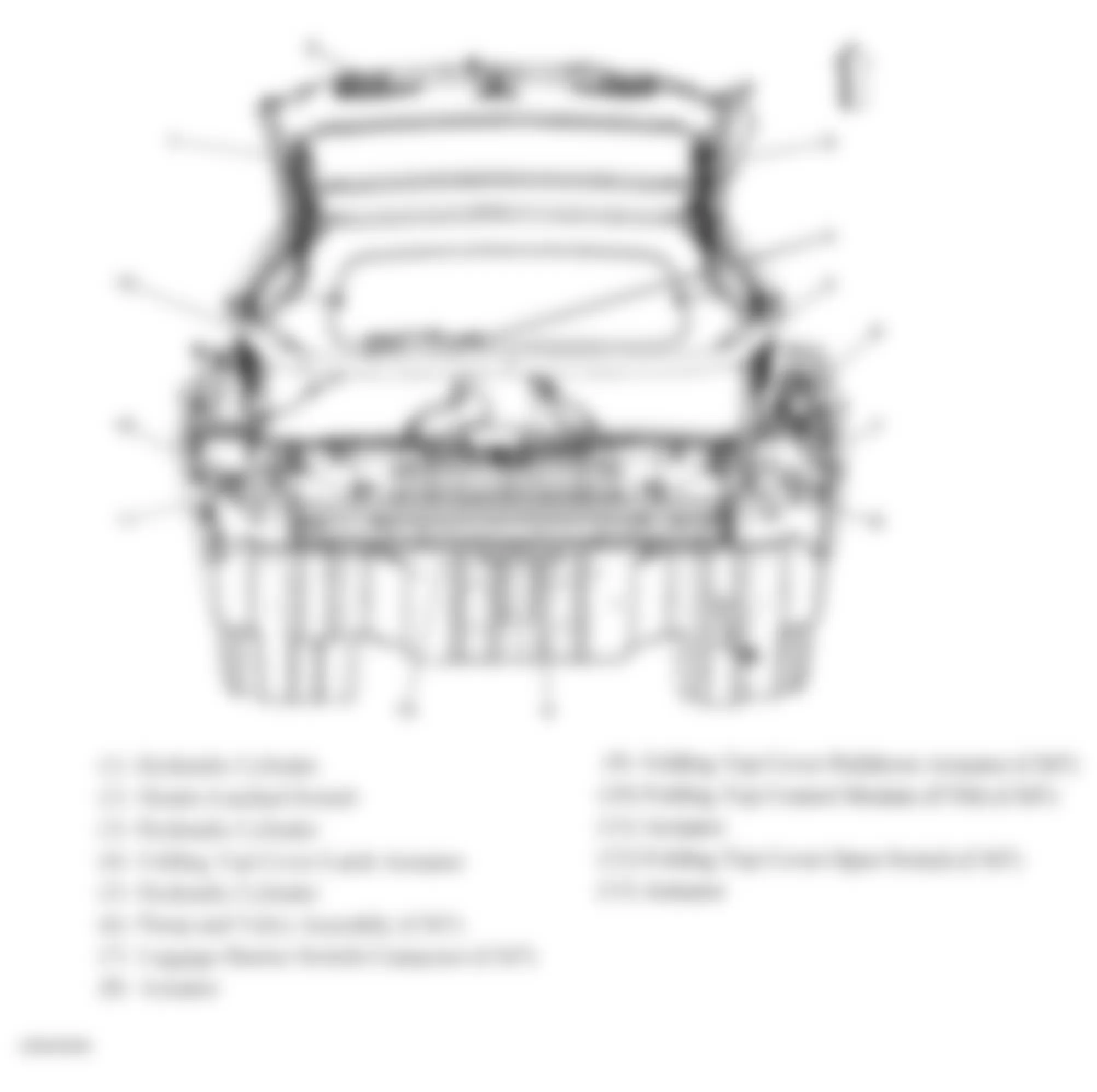 Chevrolet Corvette Z06 2009 - Component Locations -  Folding Top Harness Routing Components