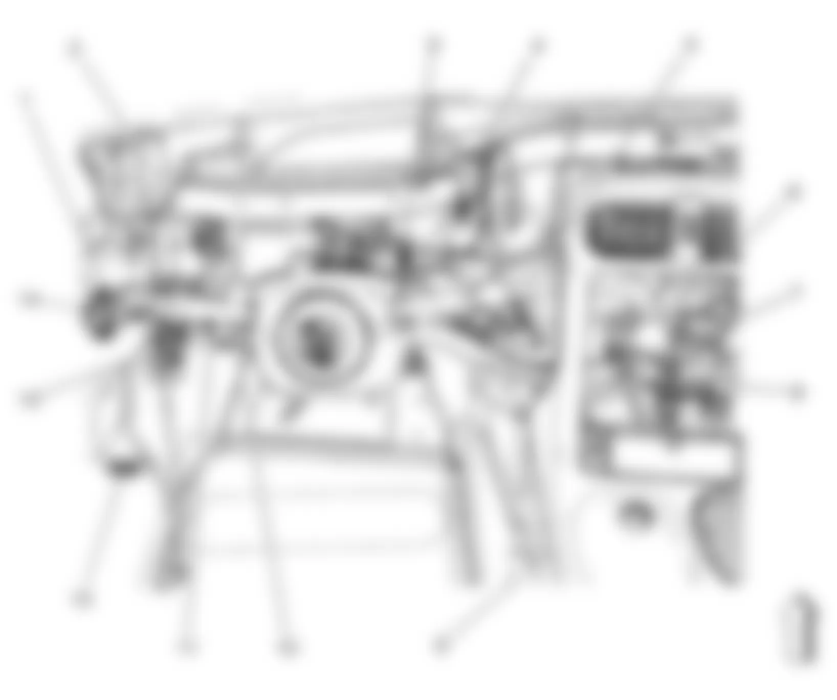 Chevrolet Corvette Z06 2009 - Component Locations -  Steering Column