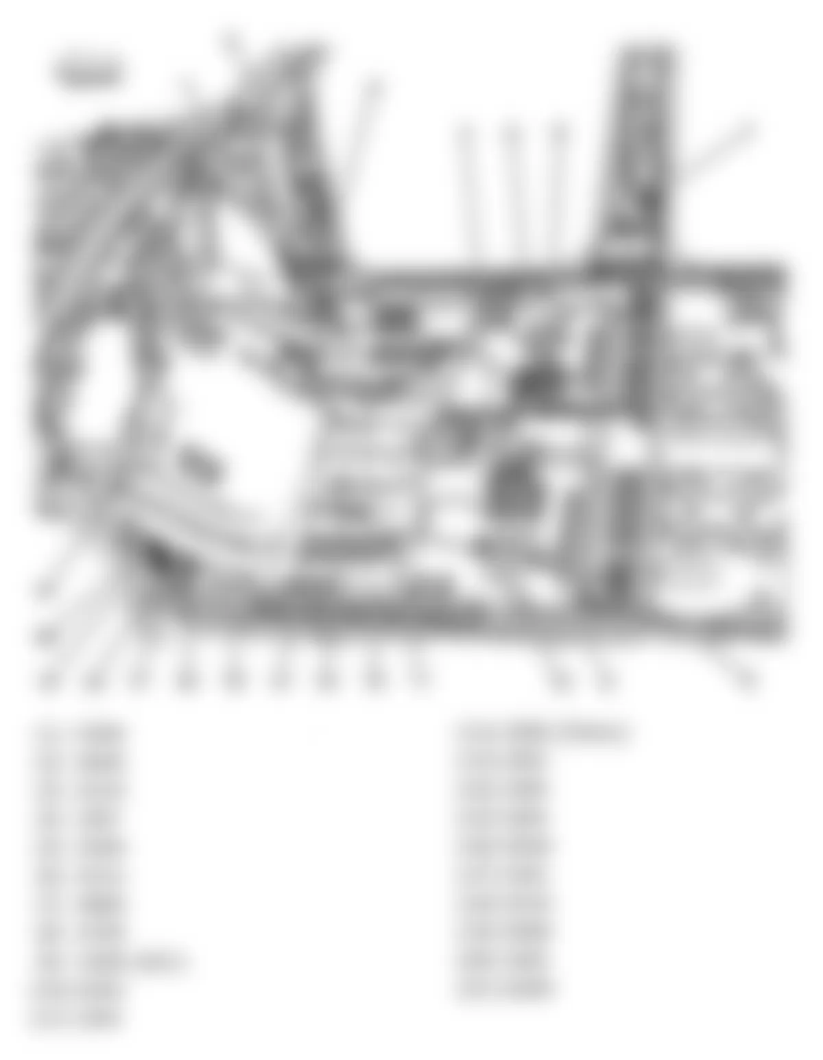 Chevrolet Equinox LS 2009 - Component Locations -  Passenger Compartment Body Harness