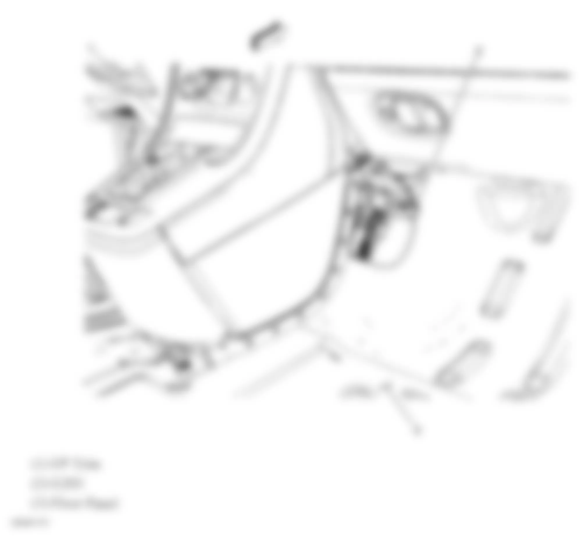 Chevrolet Equinox LS 2009 - Component Locations -  Ground G203