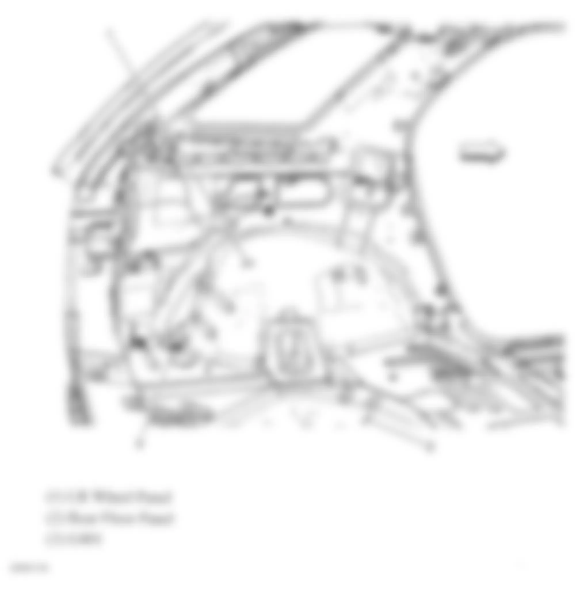 Chevrolet Equinox LS 2009 - Component Locations -  Ground G401