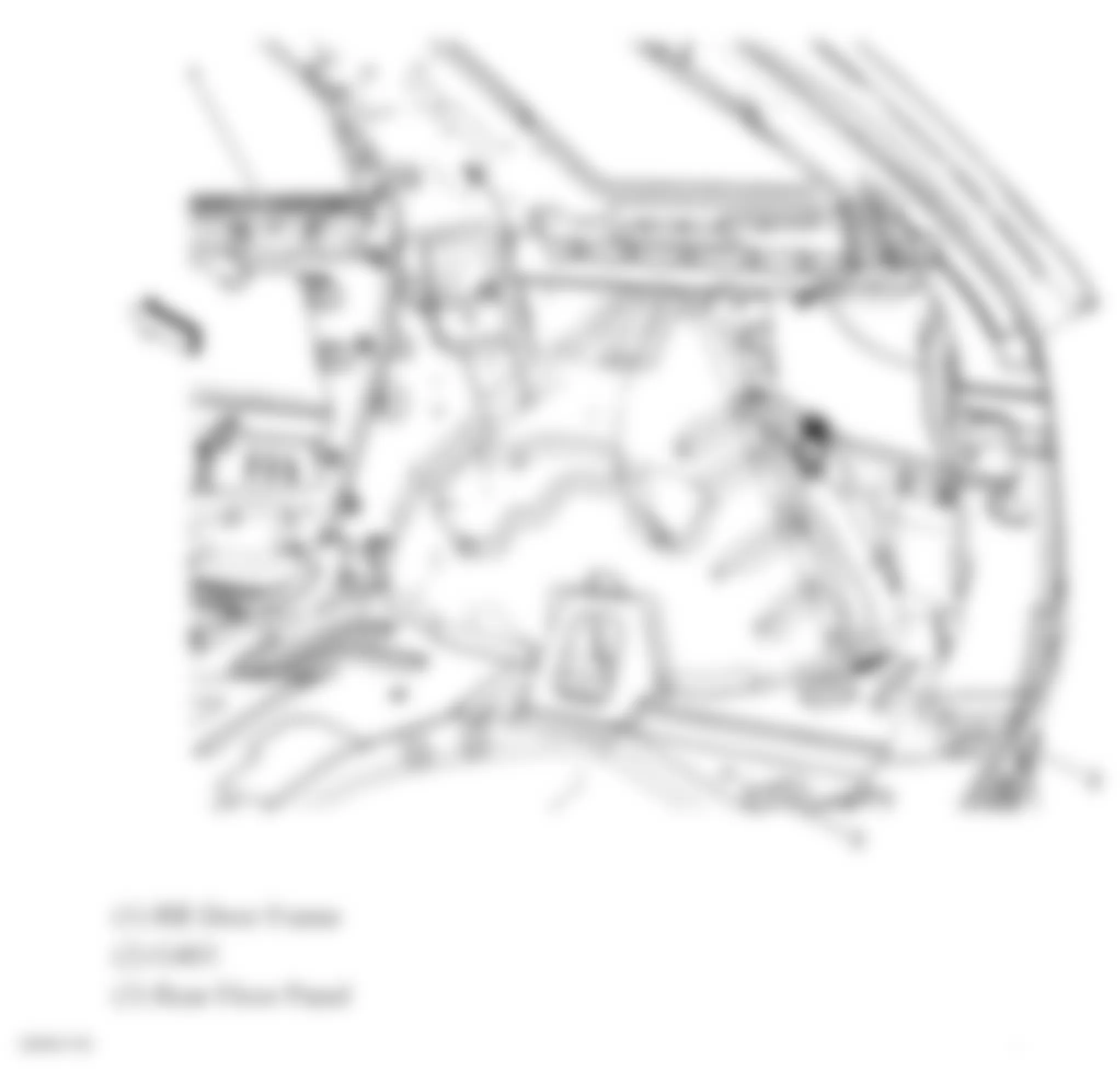 Chevrolet Equinox LS 2009 - Component Locations -  Ground G403