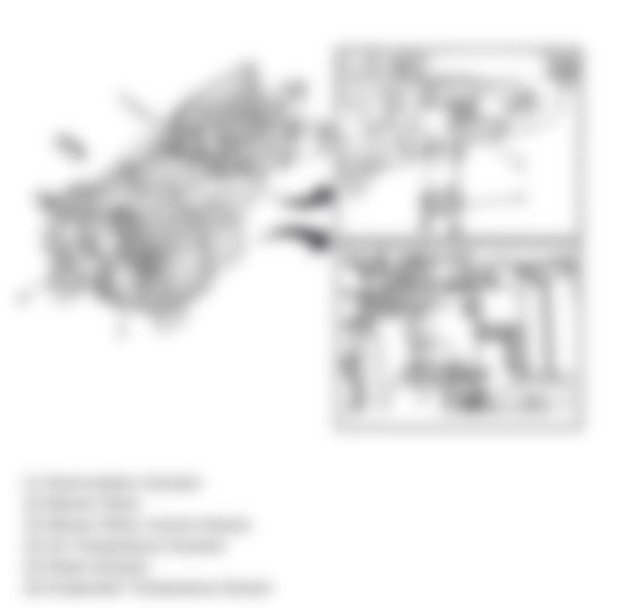 Chevrolet Equinox LT 2009 - Component Locations -  Front HVAC Module Assembly