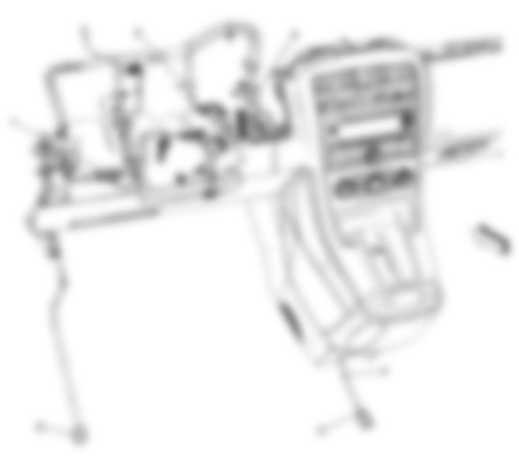 Chevrolet Equinox LT 2009 - Component Locations -  Driver Side Dash Harness