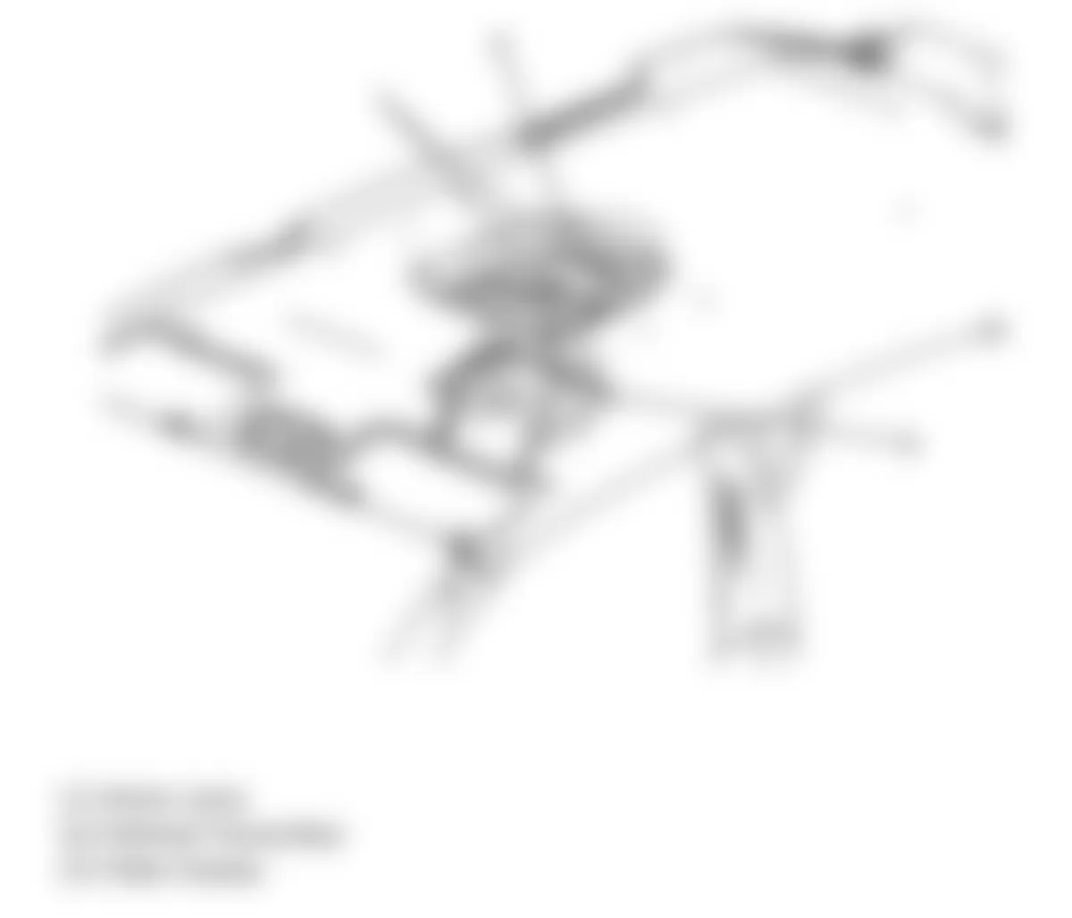 Chevrolet Equinox LT 2009 - Component Locations -  Roof Components