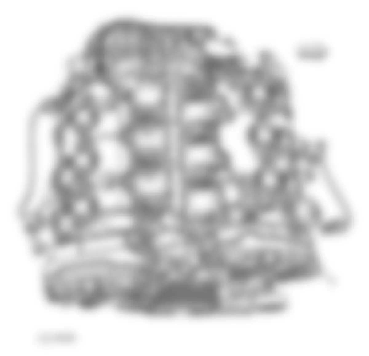 Chevrolet Equinox LT 2009 - Component Locations -  Top Front Of Engine (LY7)