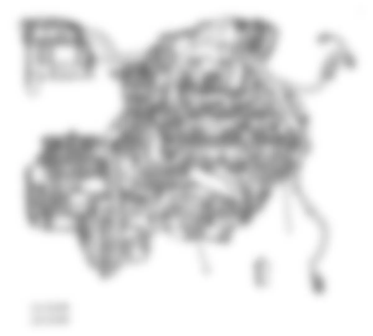 Chevrolet Equinox LT 2009 - Component Locations -  Engine Harness (G108 & G109)