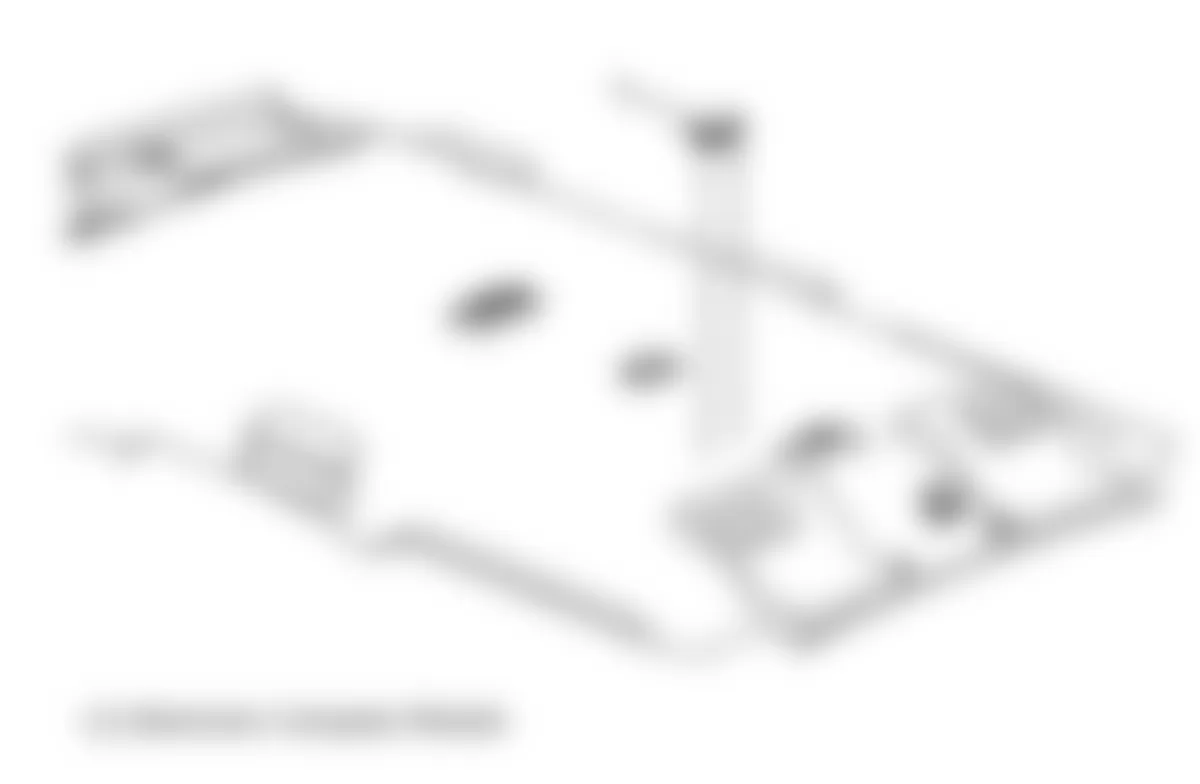 Chevrolet Equinox LT 2009 - Component Locations -  Headliner