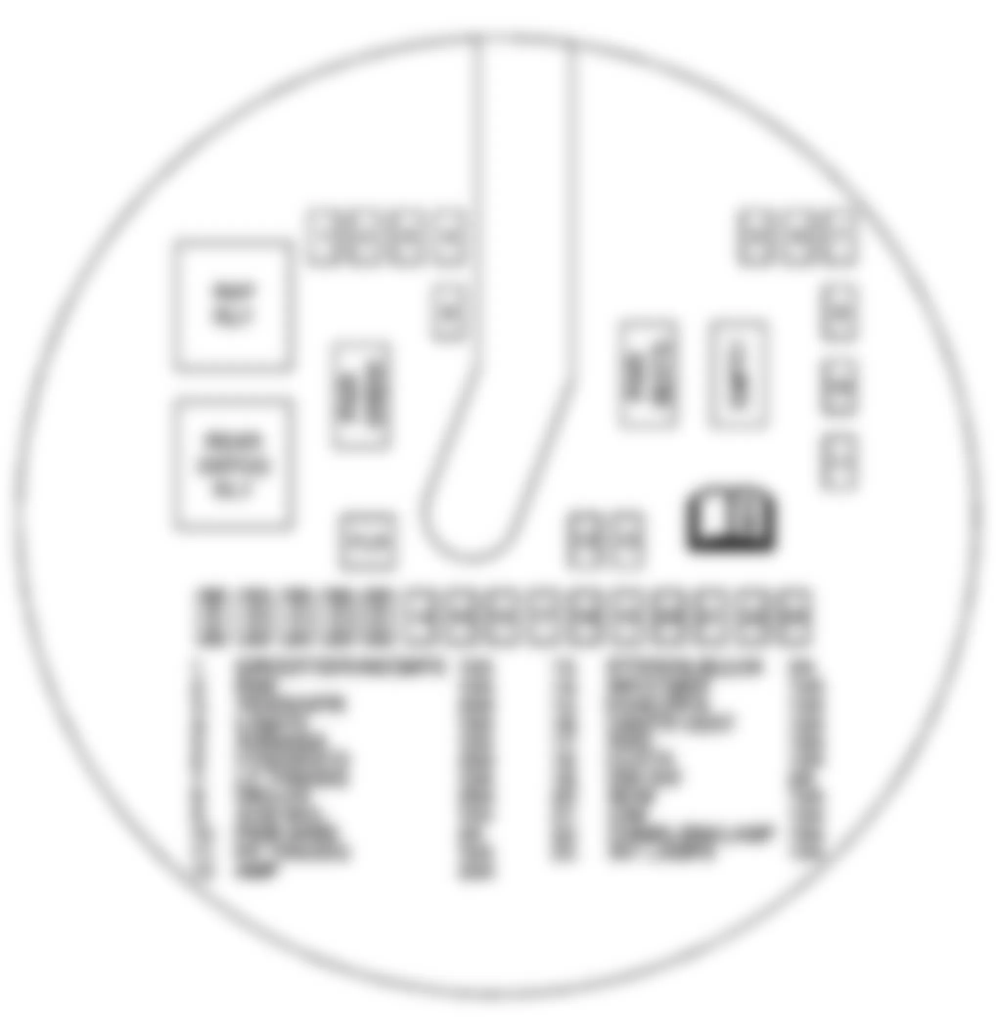 Chevrolet Equinox LT 2009 - Component Locations -  Identifying Instrument Panel Fuse Block