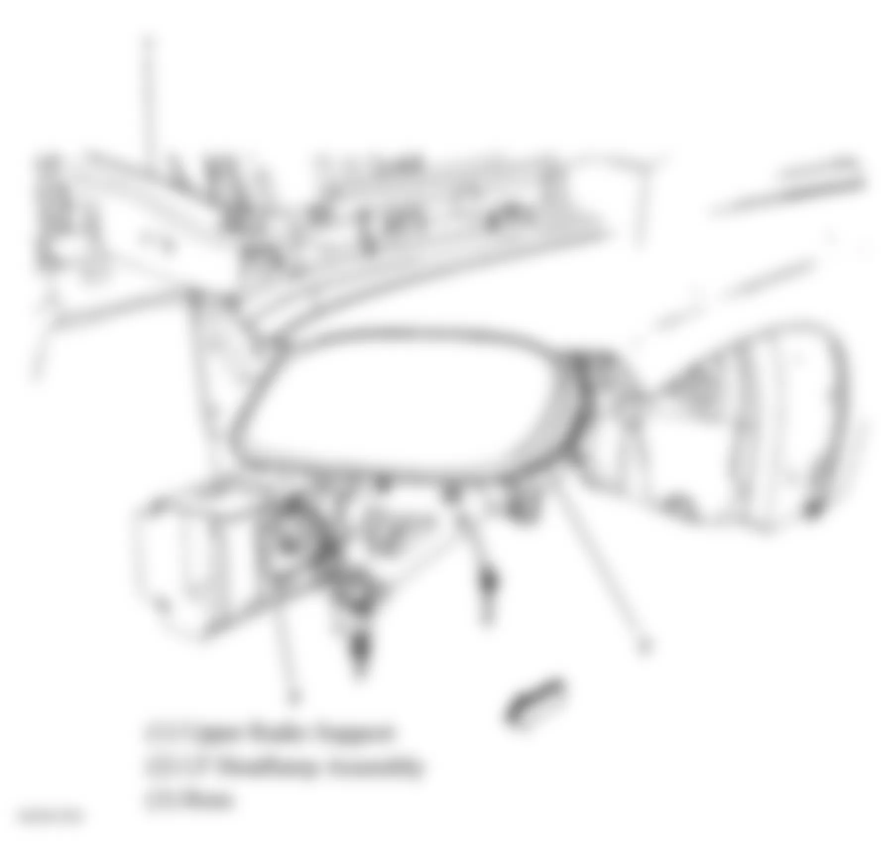 Chevrolet HHR LS 2009 - Component Locations -  Left Front Corner Of Vehicle