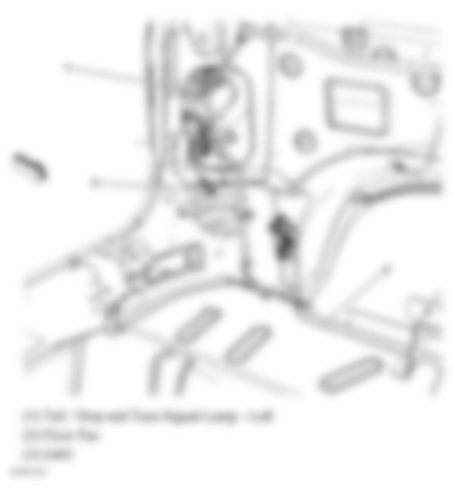 Chevrolet HHR LS 2009 - Component Locations -  Left Rear Corner Of Vehicle