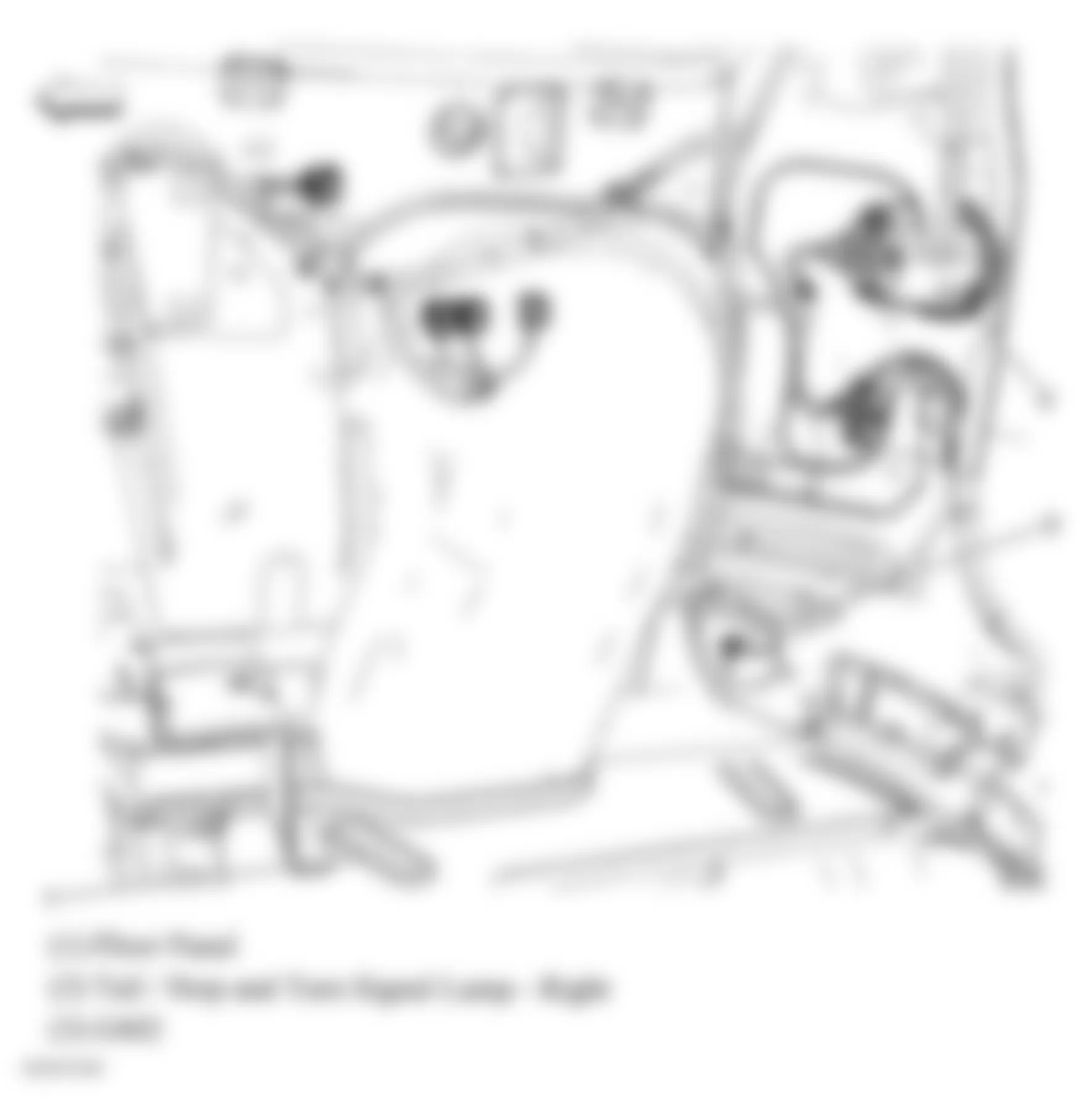 Chevrolet HHR LS 2009 - Component Locations -  Right Rear Corner Of Vehicle