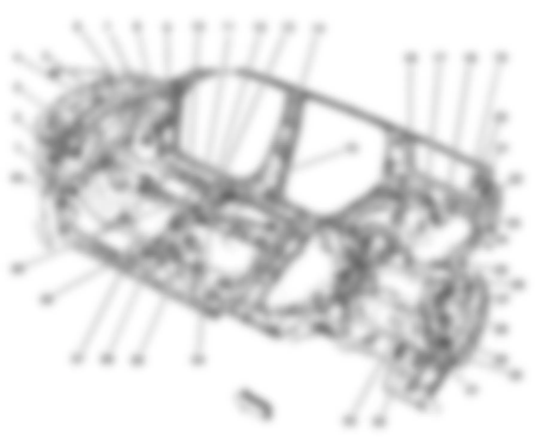 Chevrolet HHR LS 2009 - Component Locations -  Passenger Compartment