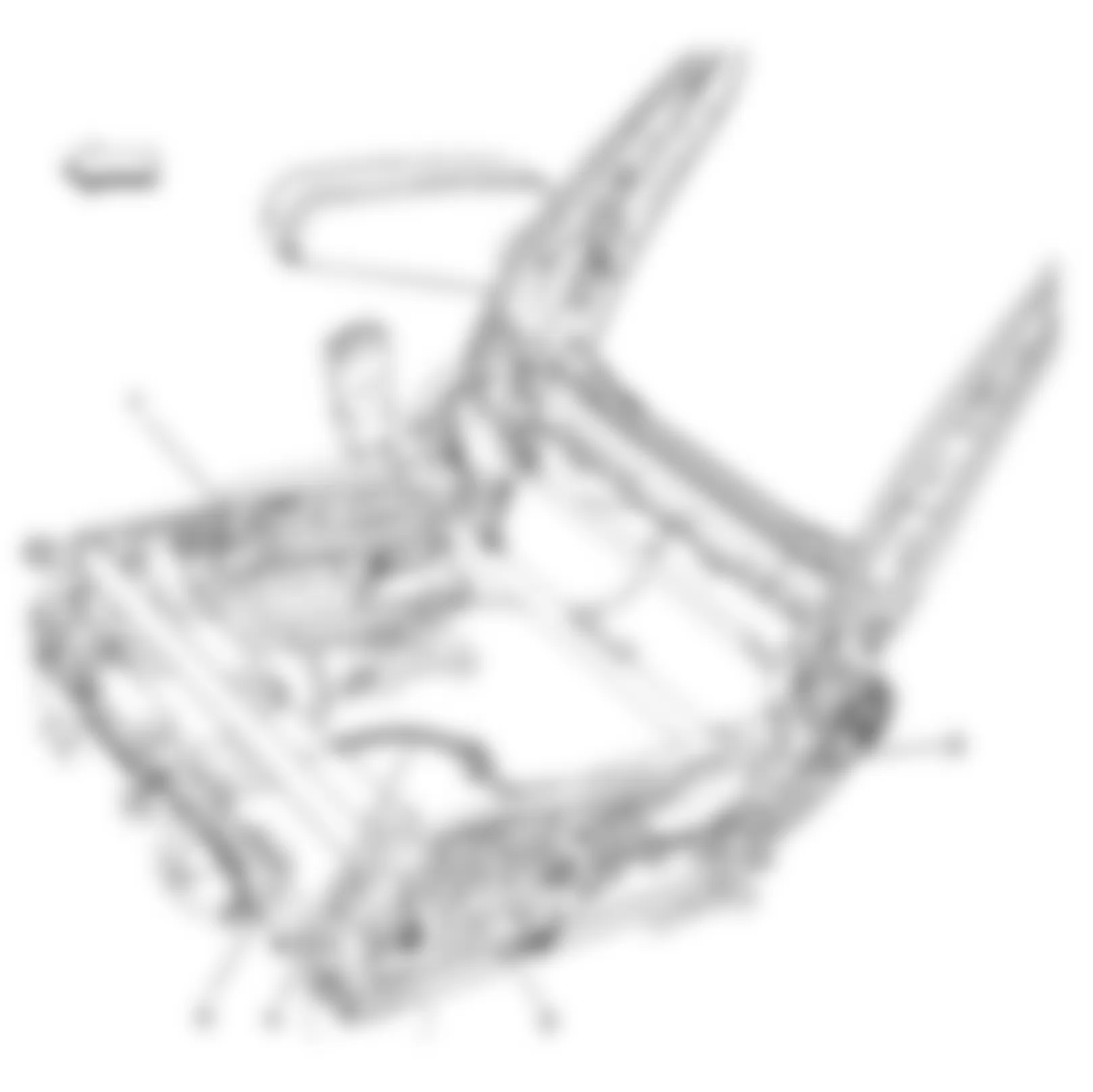 Chevrolet HHR LS 2009 - Component Locations -  Under Drivers Seat