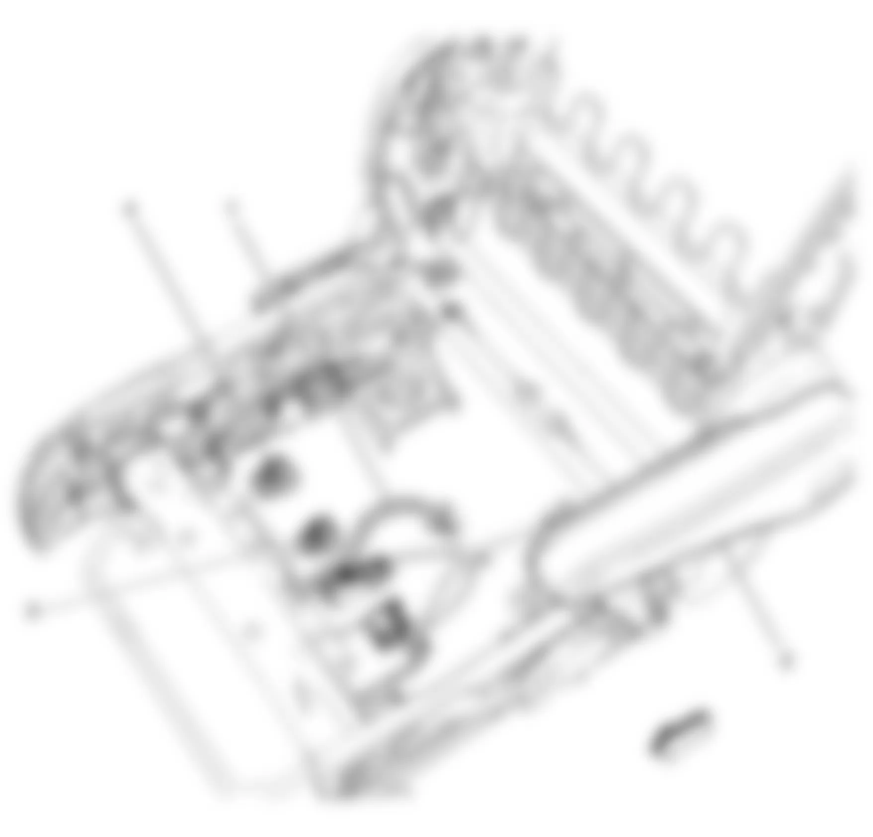 Chevrolet HHR LS 2009 - Component Locations -  Under Front Passengers Seat