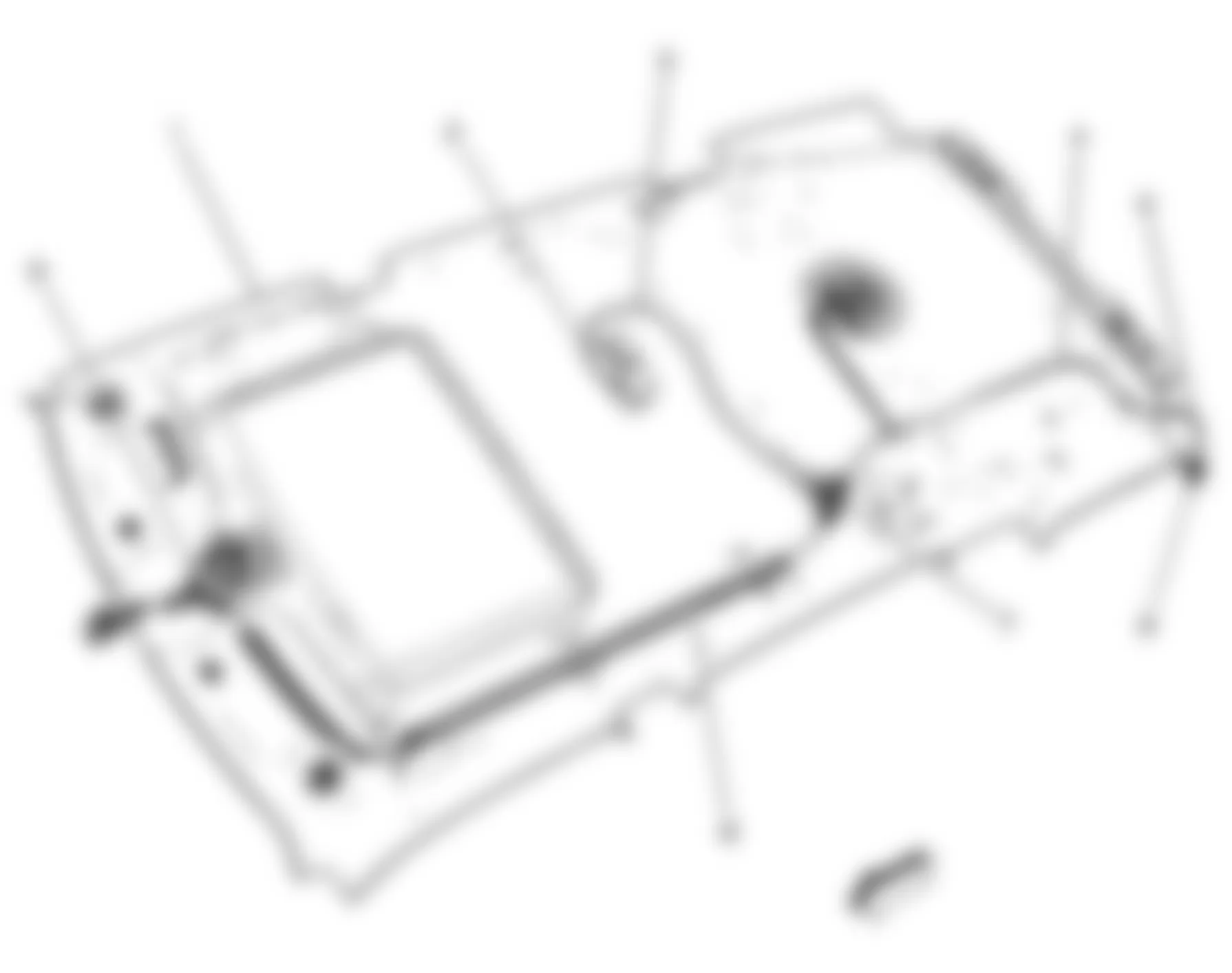 Chevrolet HHR LS 2009 - Component Locations -  Headliner