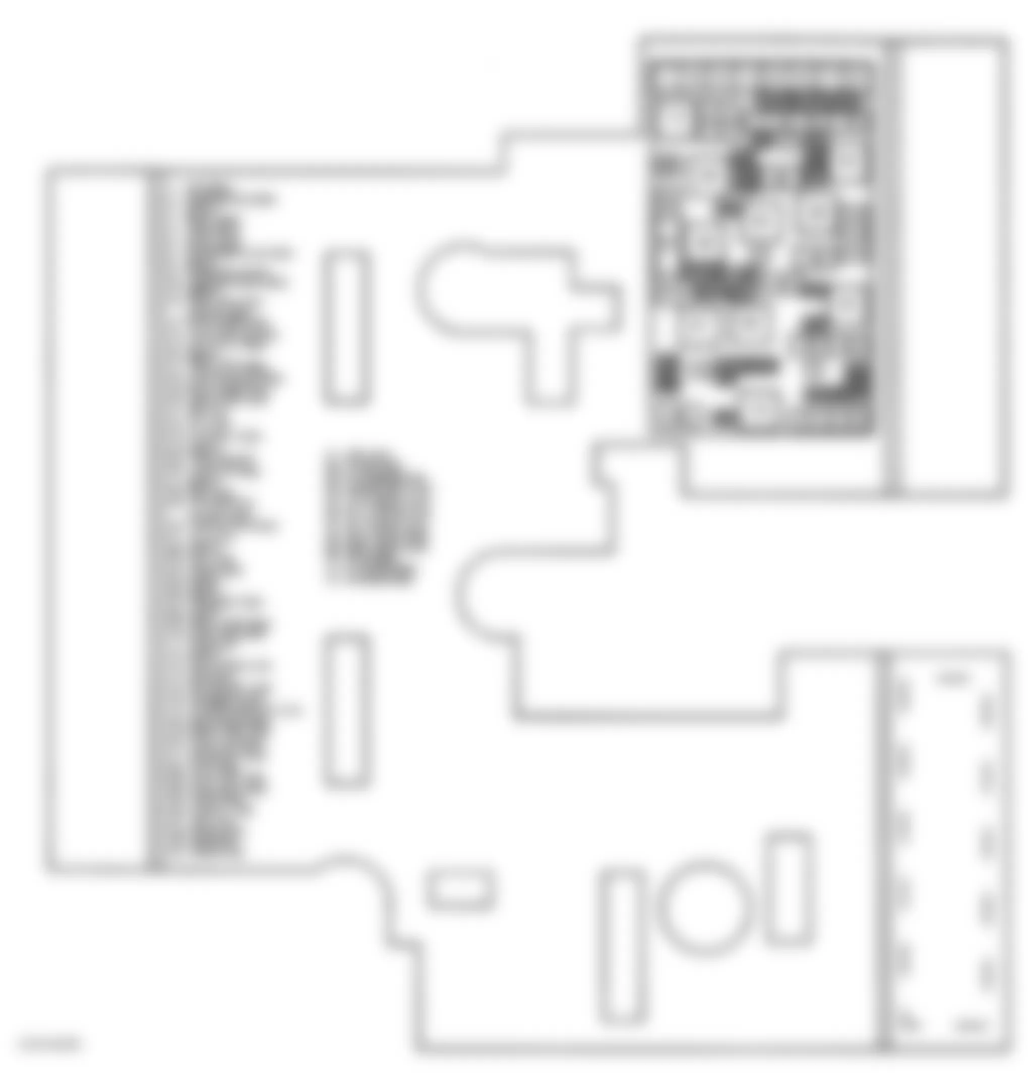 Chevrolet HHR LS 2009 - Component Locations -  Underhood Fuse Block