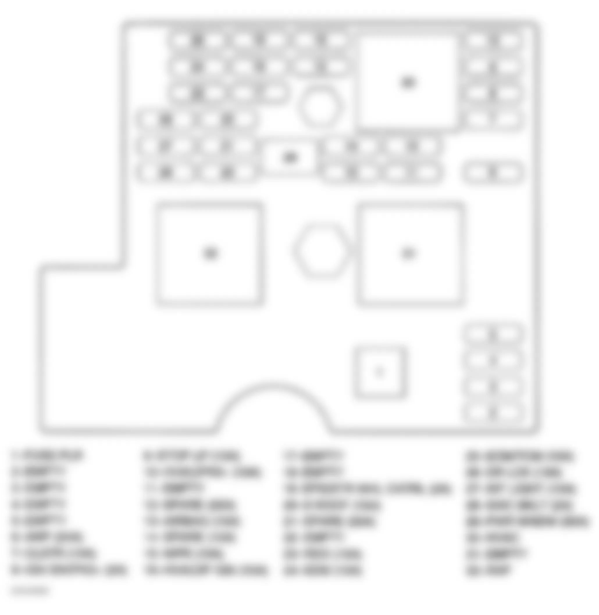 Chevrolet HHR LS 2009 - Component Locations -  Body Control Module