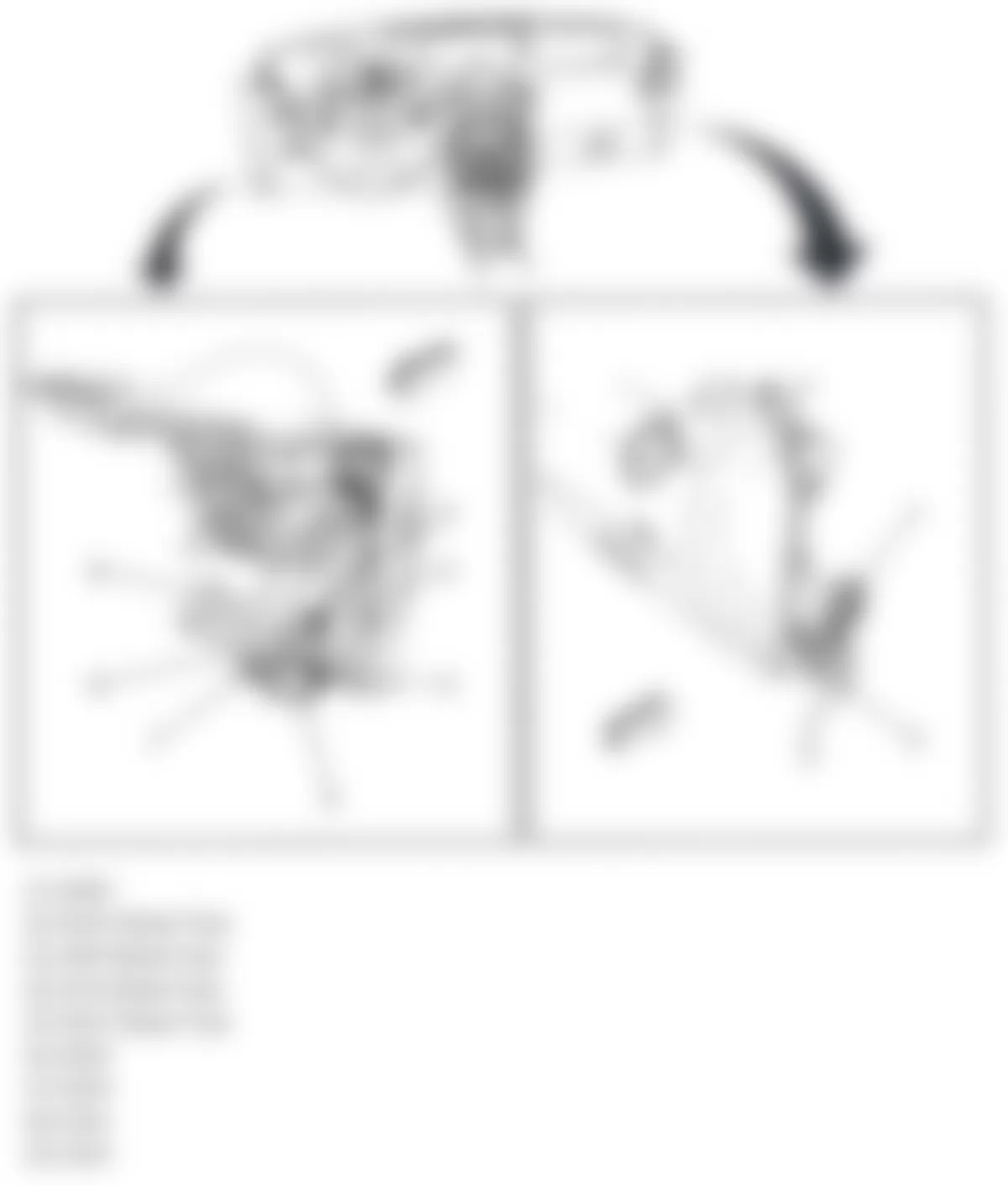 Chevrolet HHR LS 2009 - Component Locations -  Dash