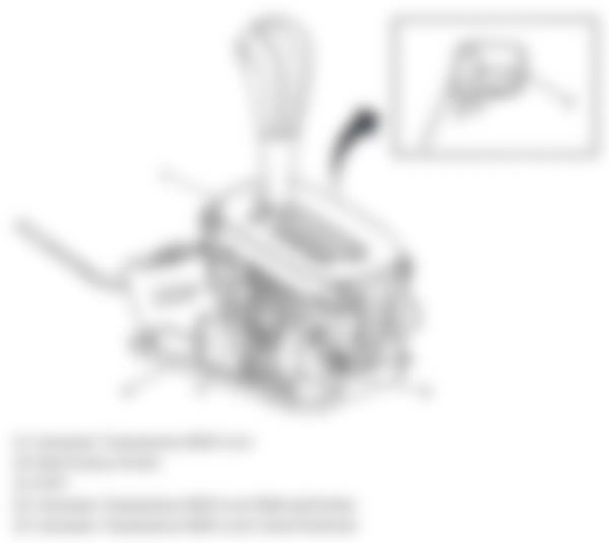 Chevrolet HHR LS 2009 - Component Locations -  Center Console