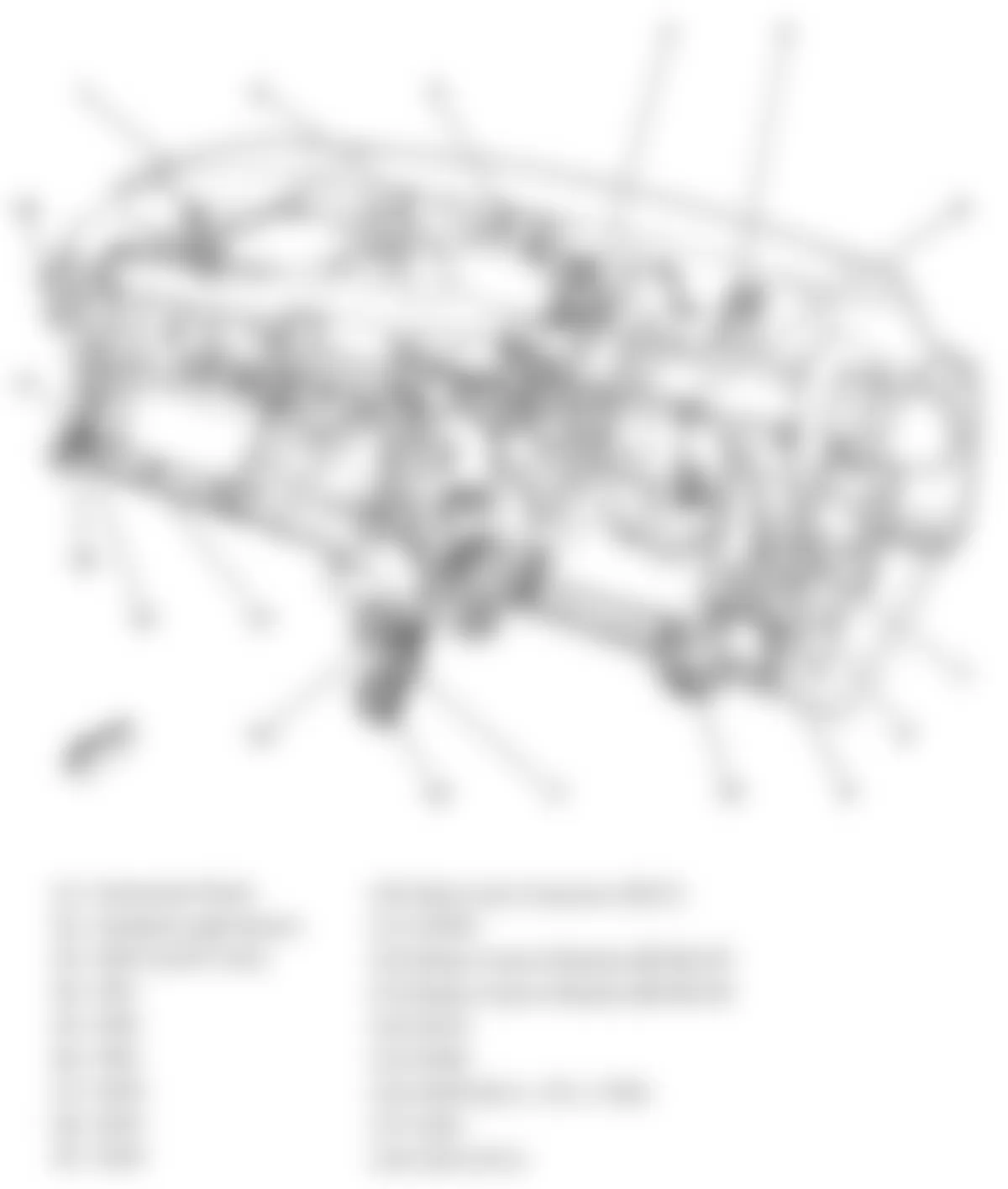 Chevrolet HHR SS 2009 - Component Locations -  Behind Instrument Panel