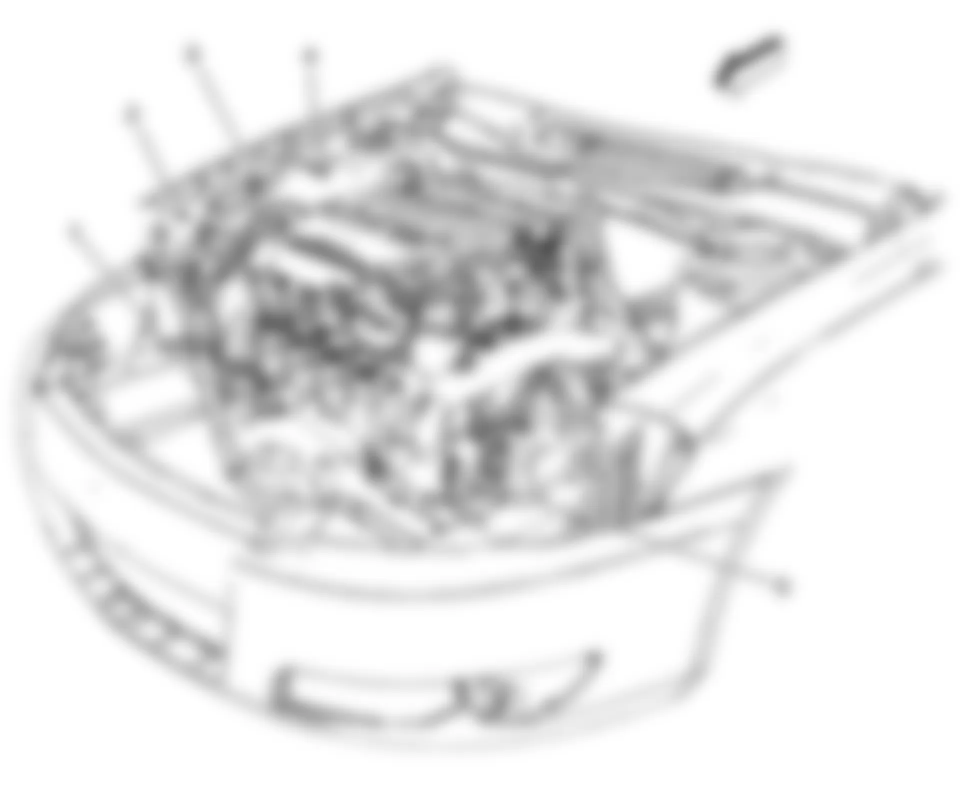 Chevrolet Impala LT 2009 - Component Locations -  Battery Cables