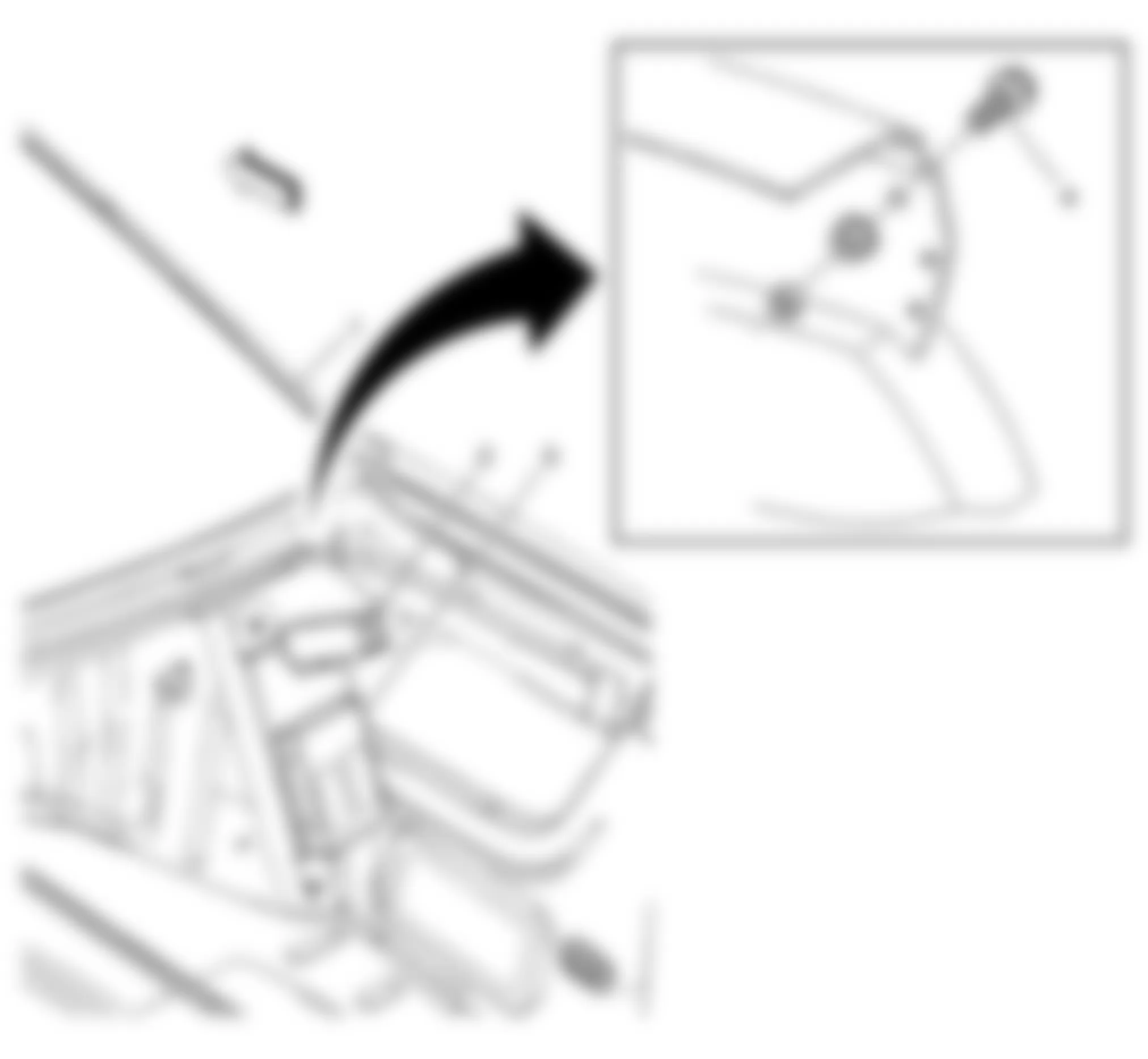 Chevrolet Impala LT 2009 - Component Locations -  Right Side Luggage Compartment