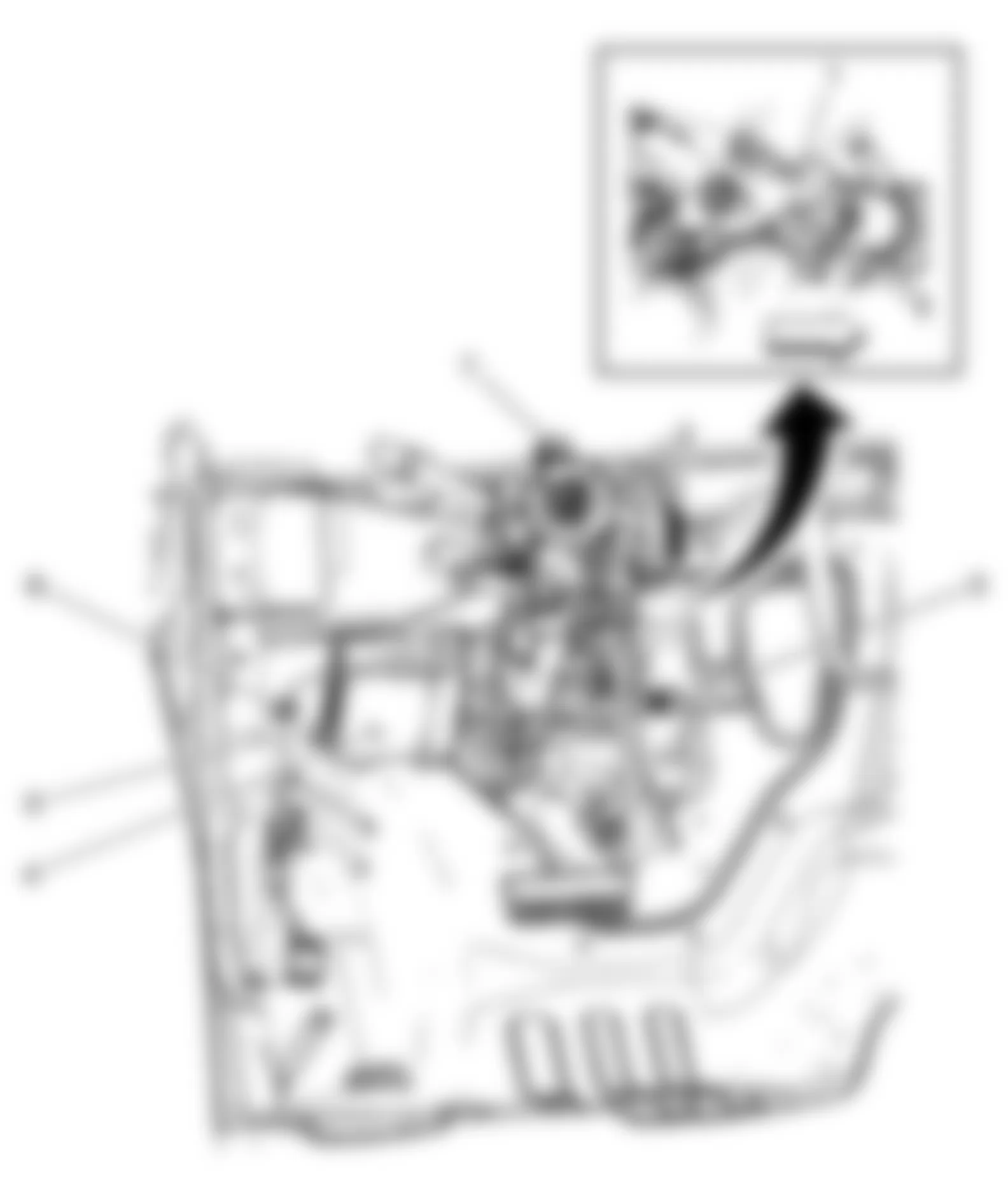 Chevrolet Impala LT 2009 - Component Locations -  Left Side Instrument Panel