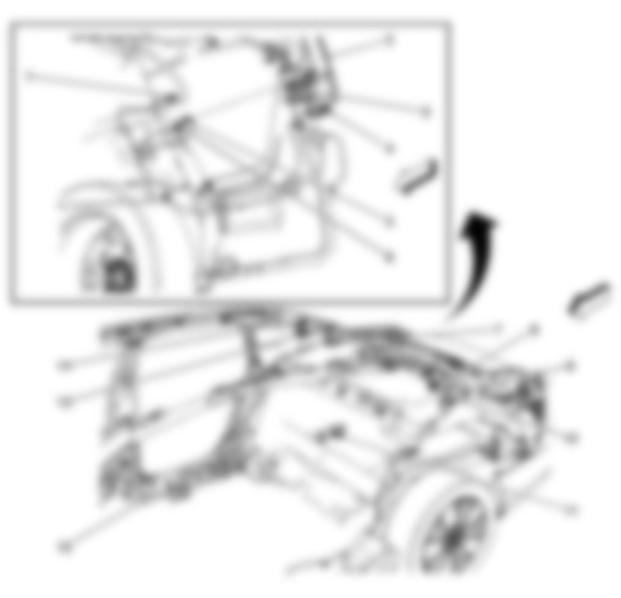 Chevrolet Impala LT 2009 - Component Locations -  Rear Compartment