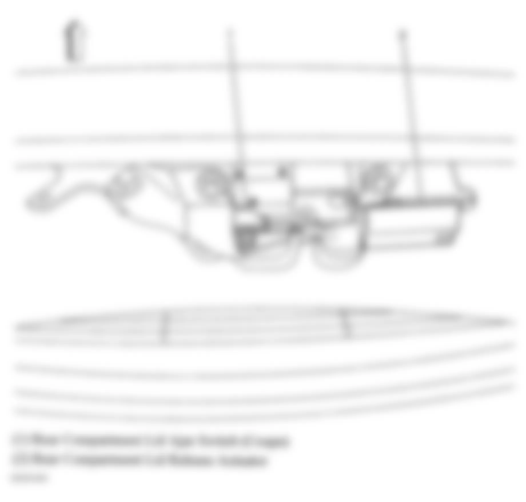 Chevrolet Impala LTZ 2009 - Component Locations -  Body Rear End Component Views