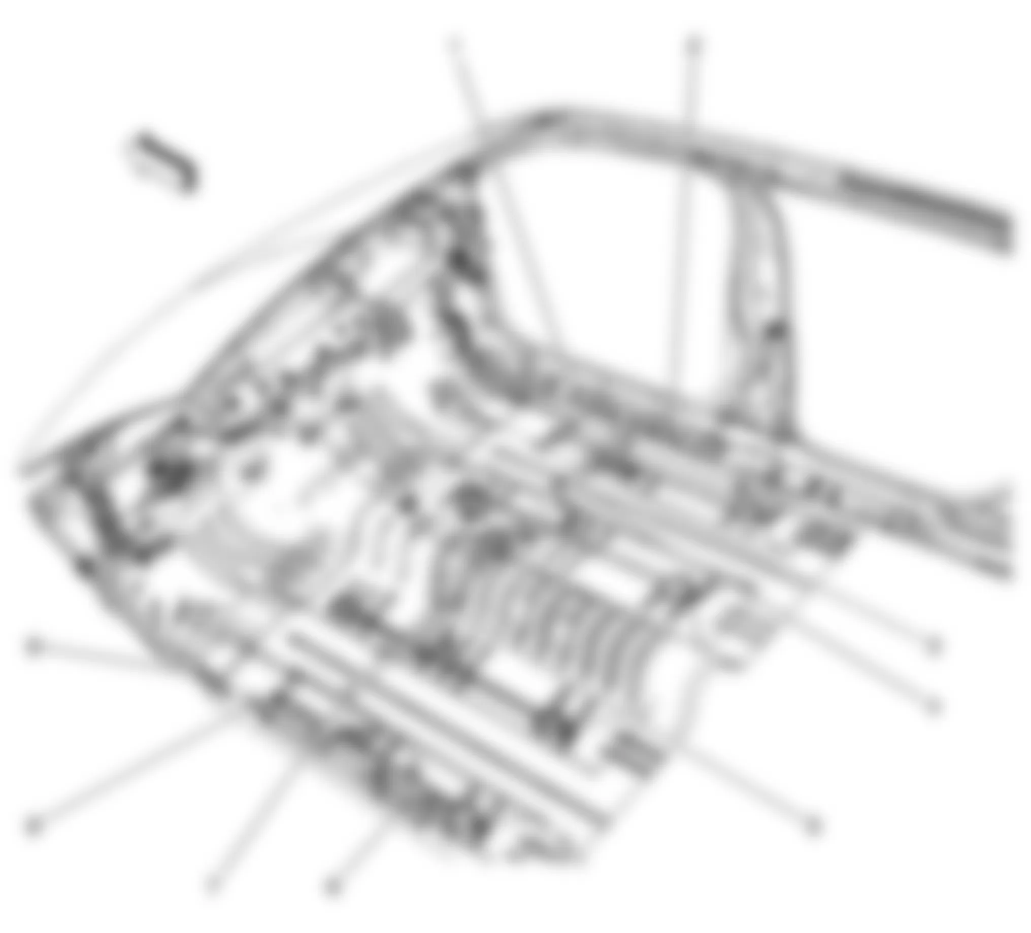 Chevrolet Impala LTZ 2009 - Component Locations -  Passenger Compartment Splices